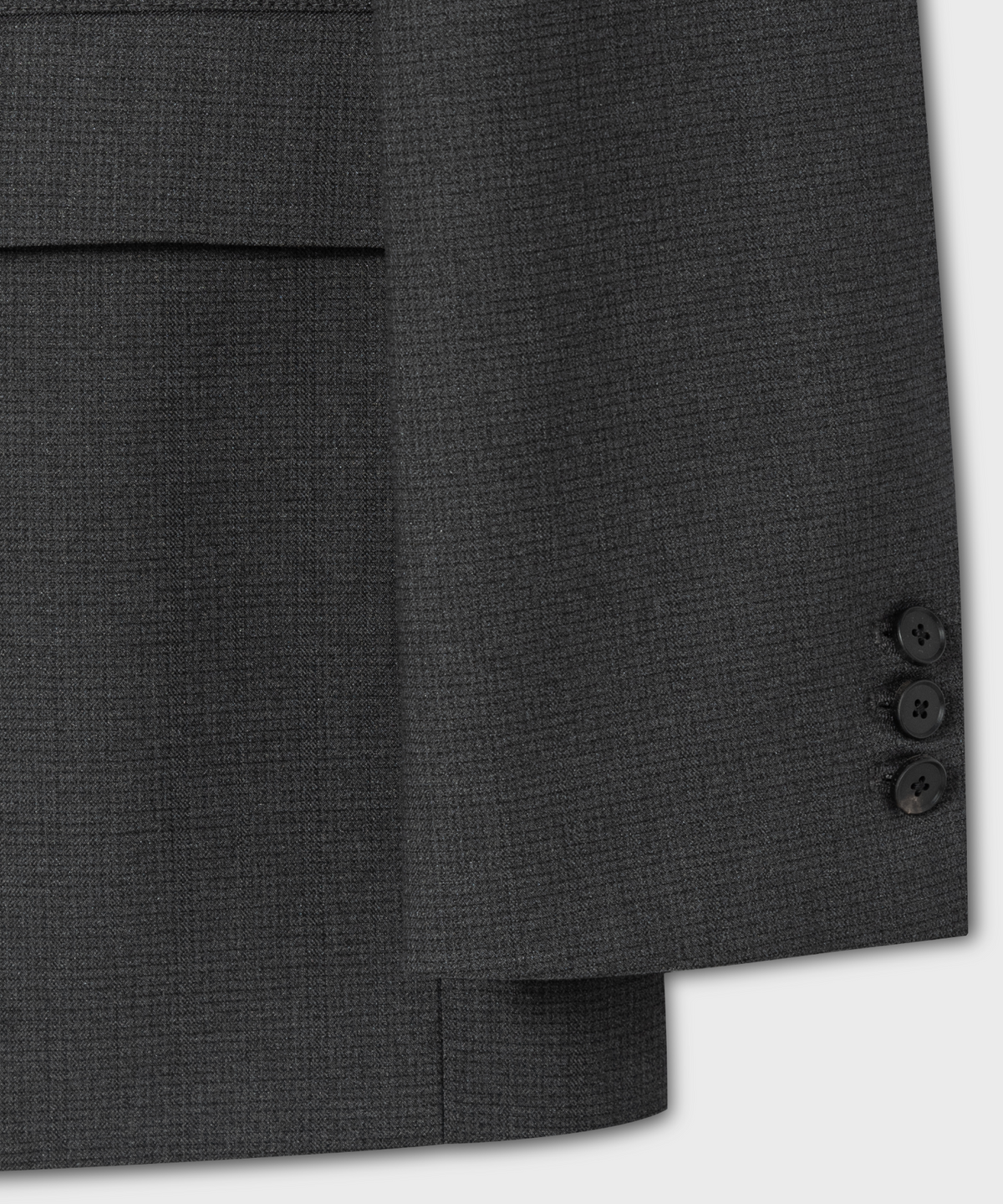 넌블랭크(NONBLANK) 루즈 핏 자켓_CHARCOAL GREY