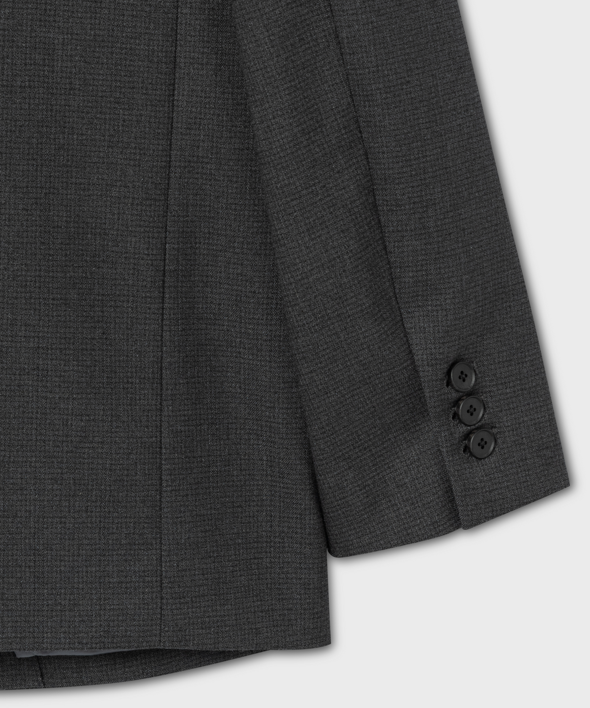넌블랭크(NONBLANK) 루즈 핏 자켓_CHARCOAL GREY