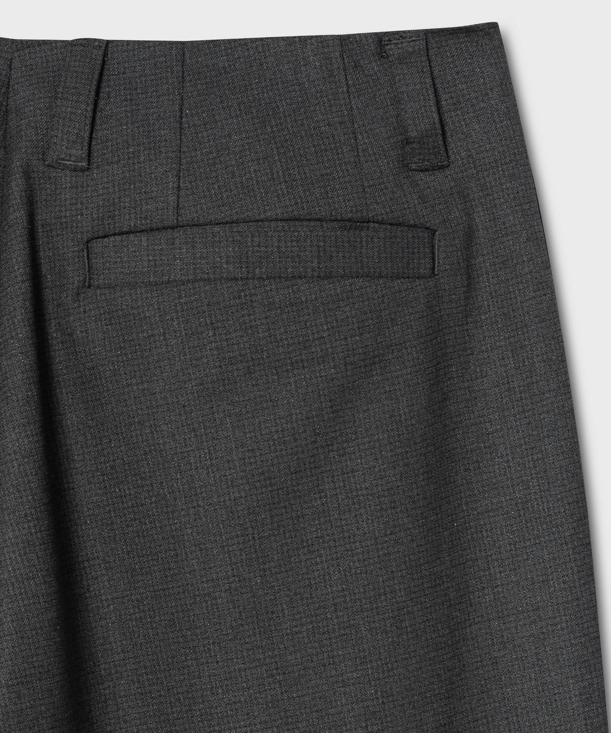 넌블랭크(NONBLANK) 루즈 핏 팬츠_CHARCOAL GREY