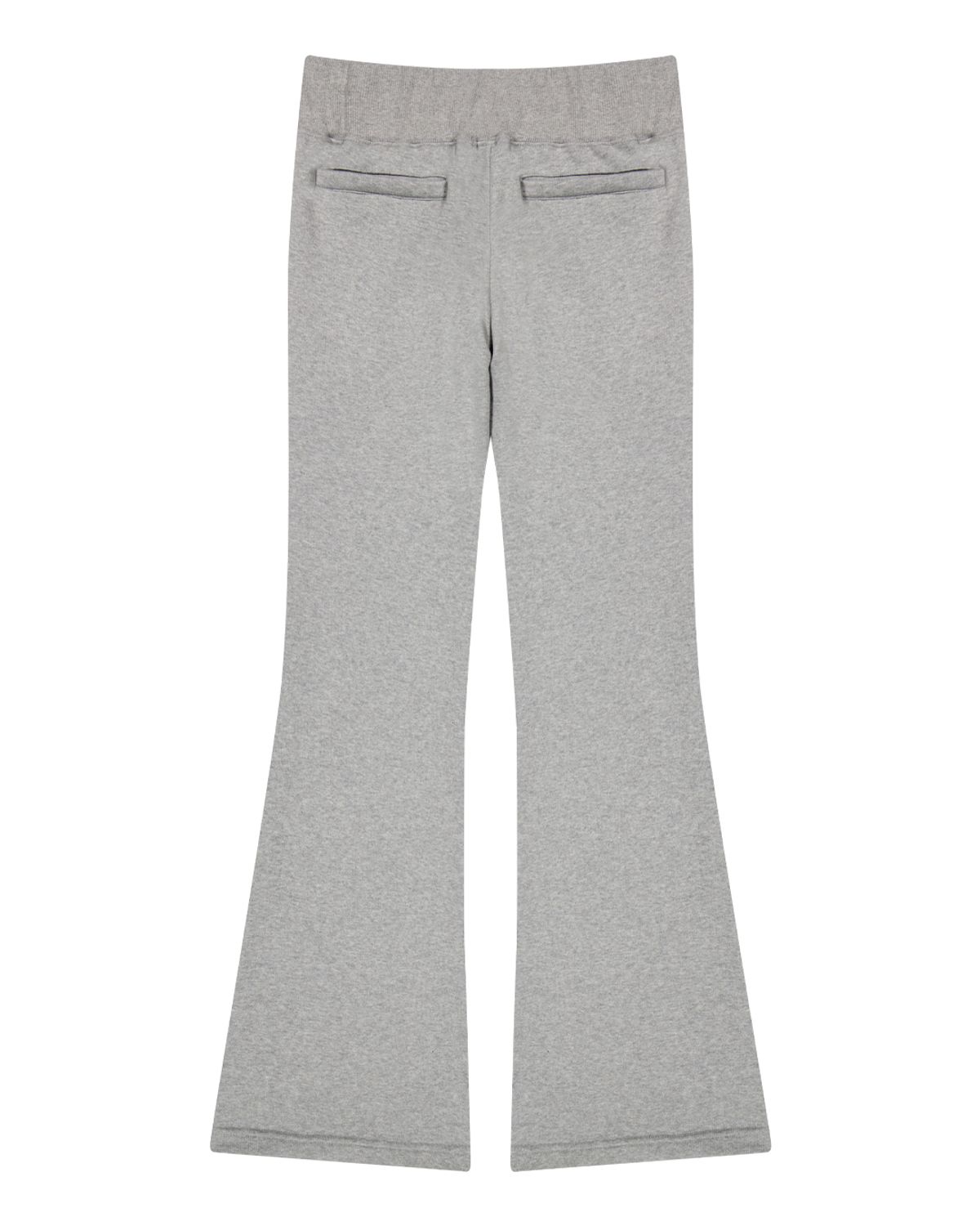포르테나(PORTERNA) ESSENTIAL FLARE SWEAT PANTS-MELANGE GRAY