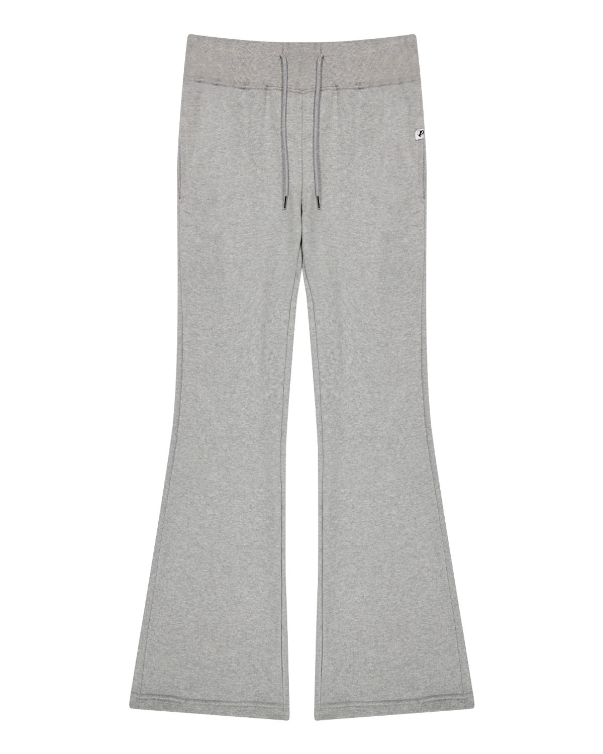 포르테나(PORTERNA) ESSENTIAL FLARE SWEAT PANTS-MELANGE GRAY