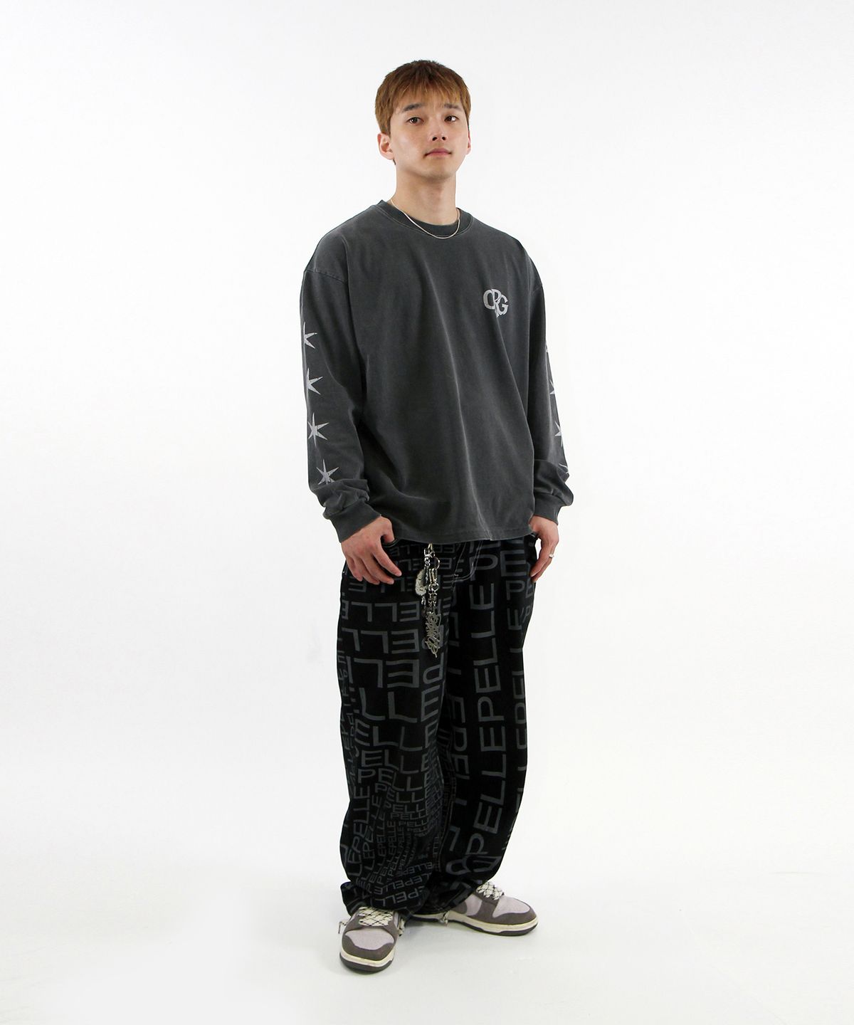 크리건(CRIGUN) Stellar Pigment LS Max Over Fit CHARCOAL