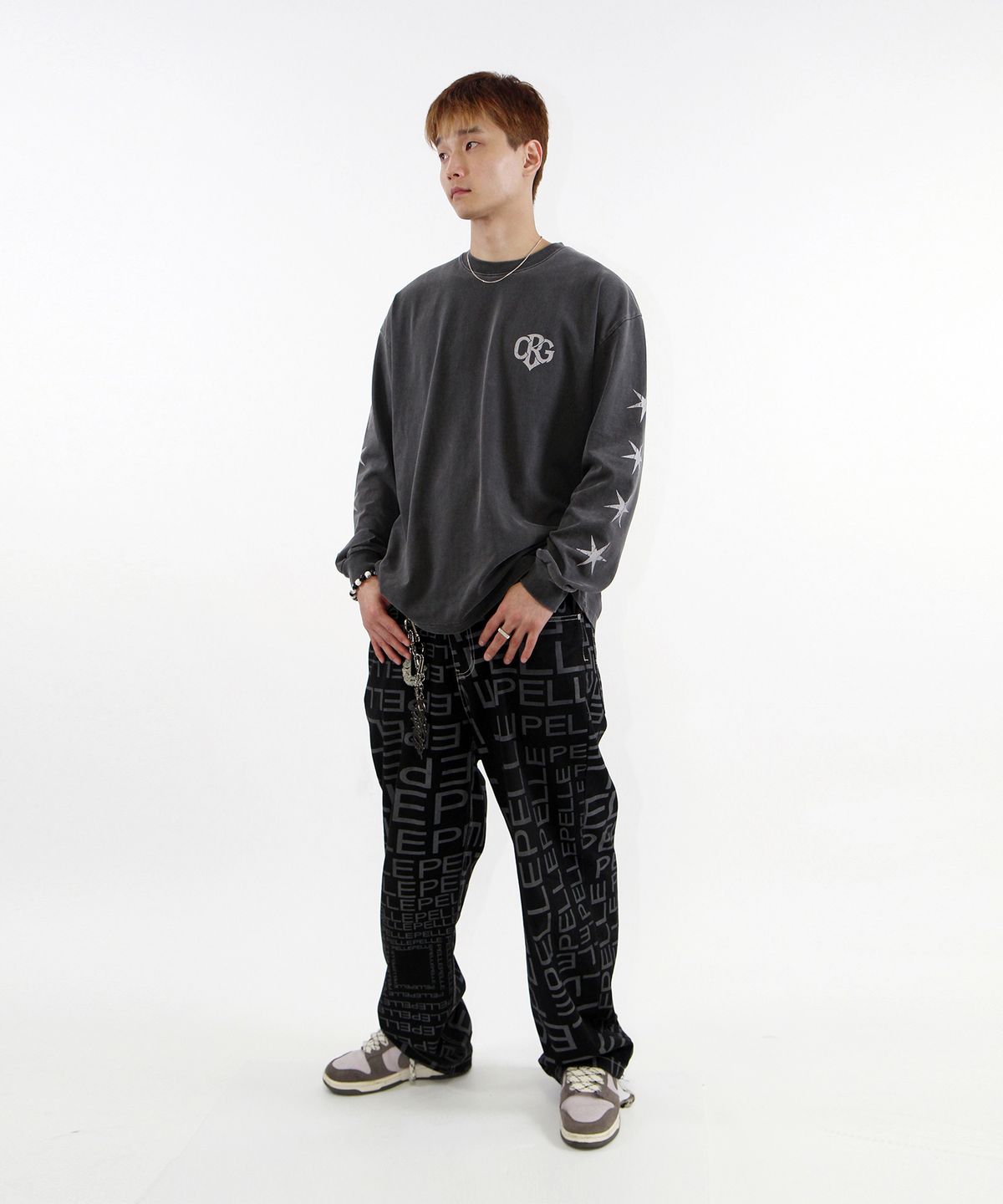 크리건(CRIGUN) Stellar Pigment LS Max Over Fit CHARCOAL