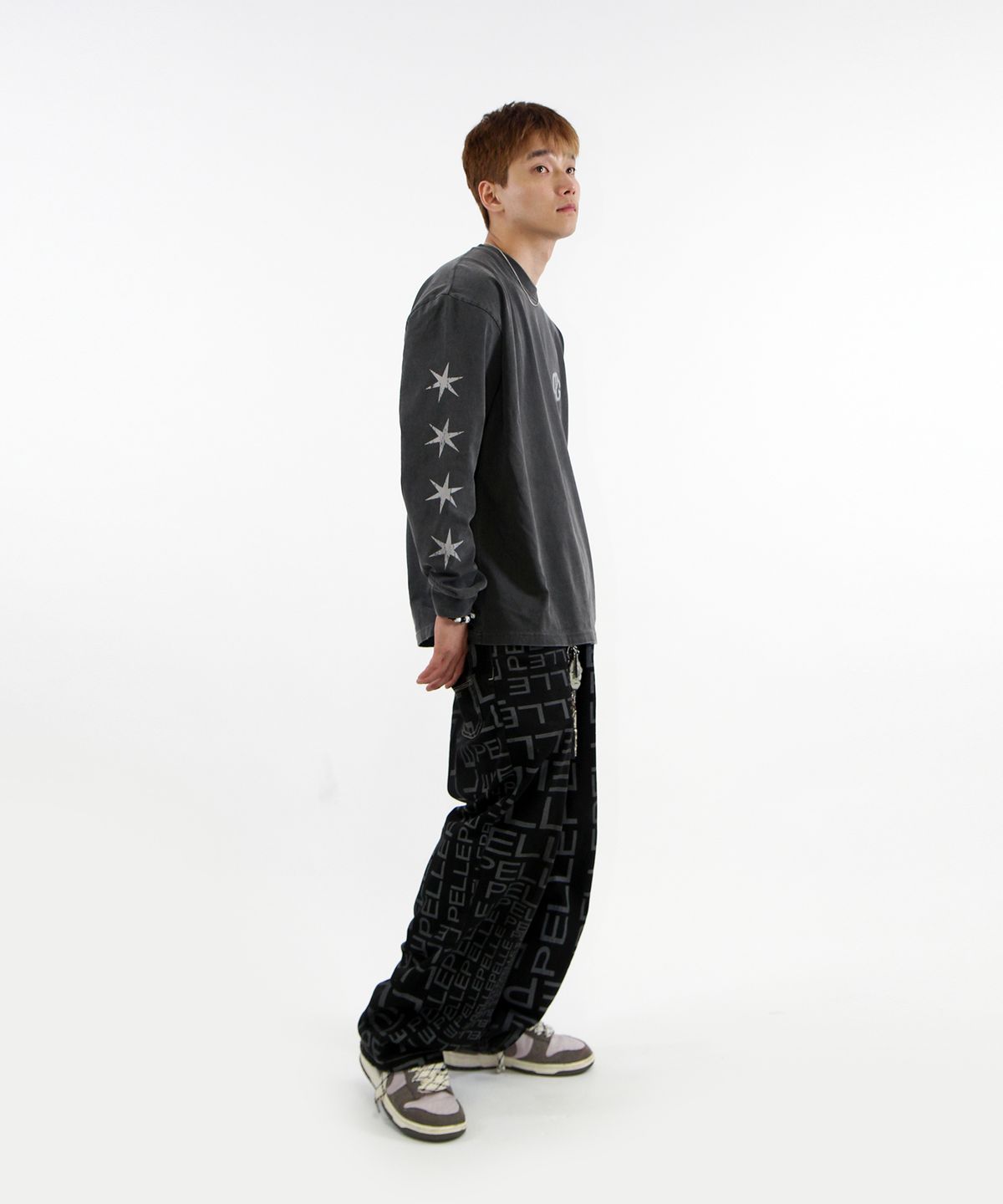 크리건(CRIGUN) Stellar Pigment LS Max Over Fit CHARCOAL