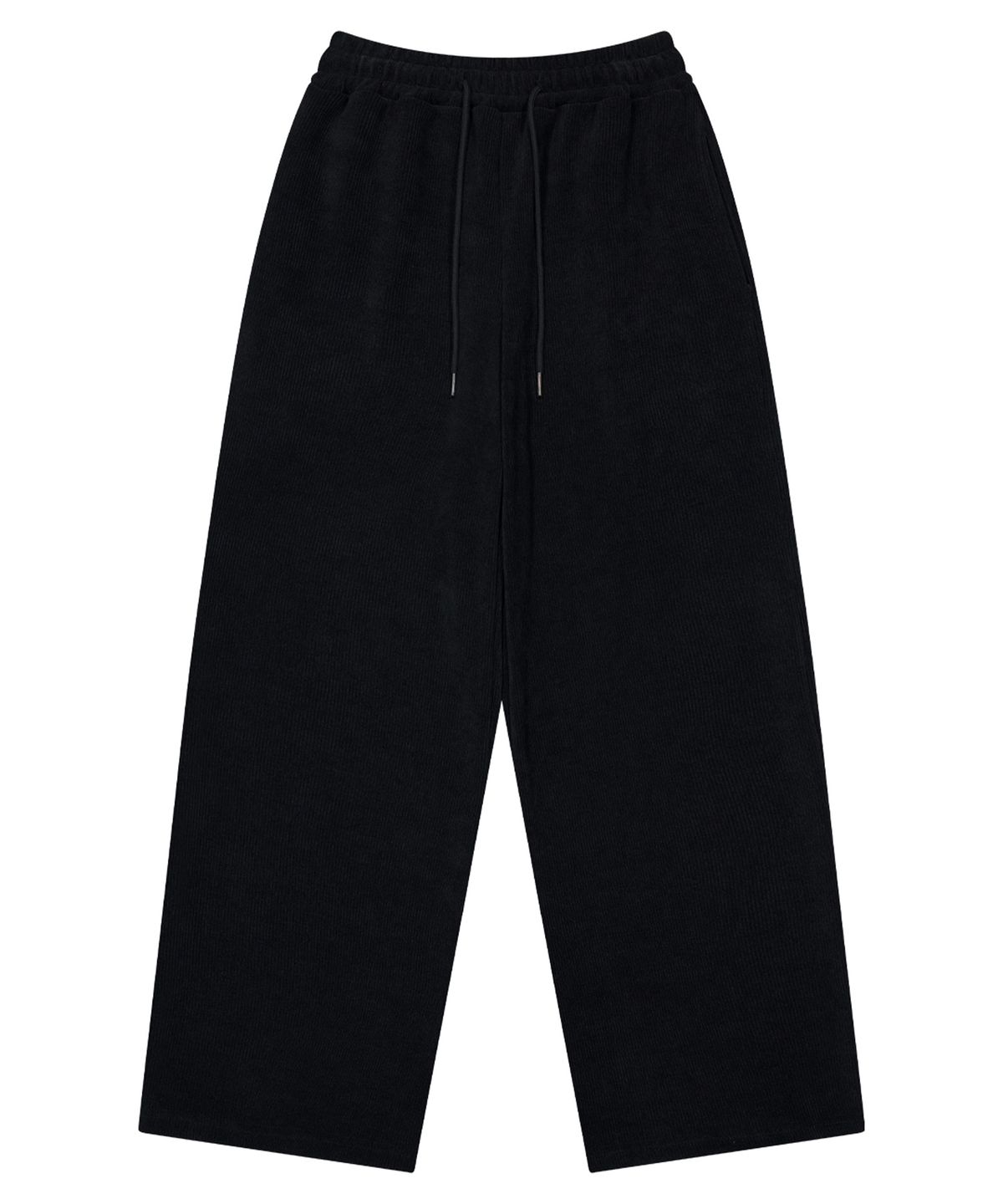 포르테나(PORTERNA) CORDUROY SWEAT PANTS-BLACK