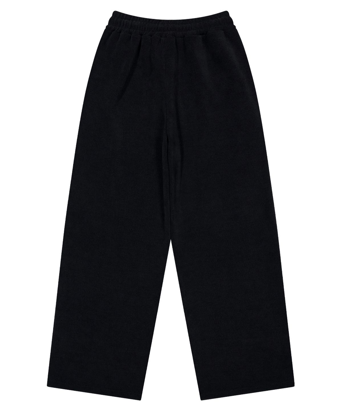 포르테나(PORTERNA) CORDUROY SWEAT PANTS-BLACK