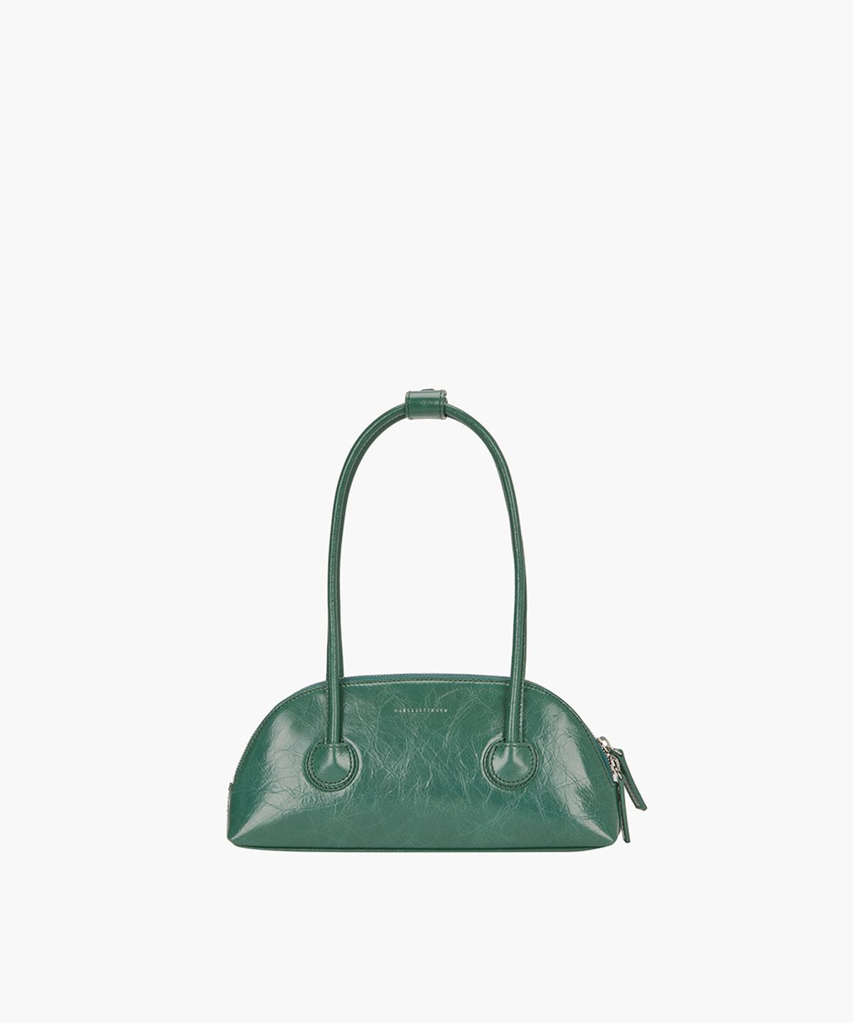 마지셔우드(MARGESHERWOOD) BESSETTE SHOULDER_hunter green crinkle
