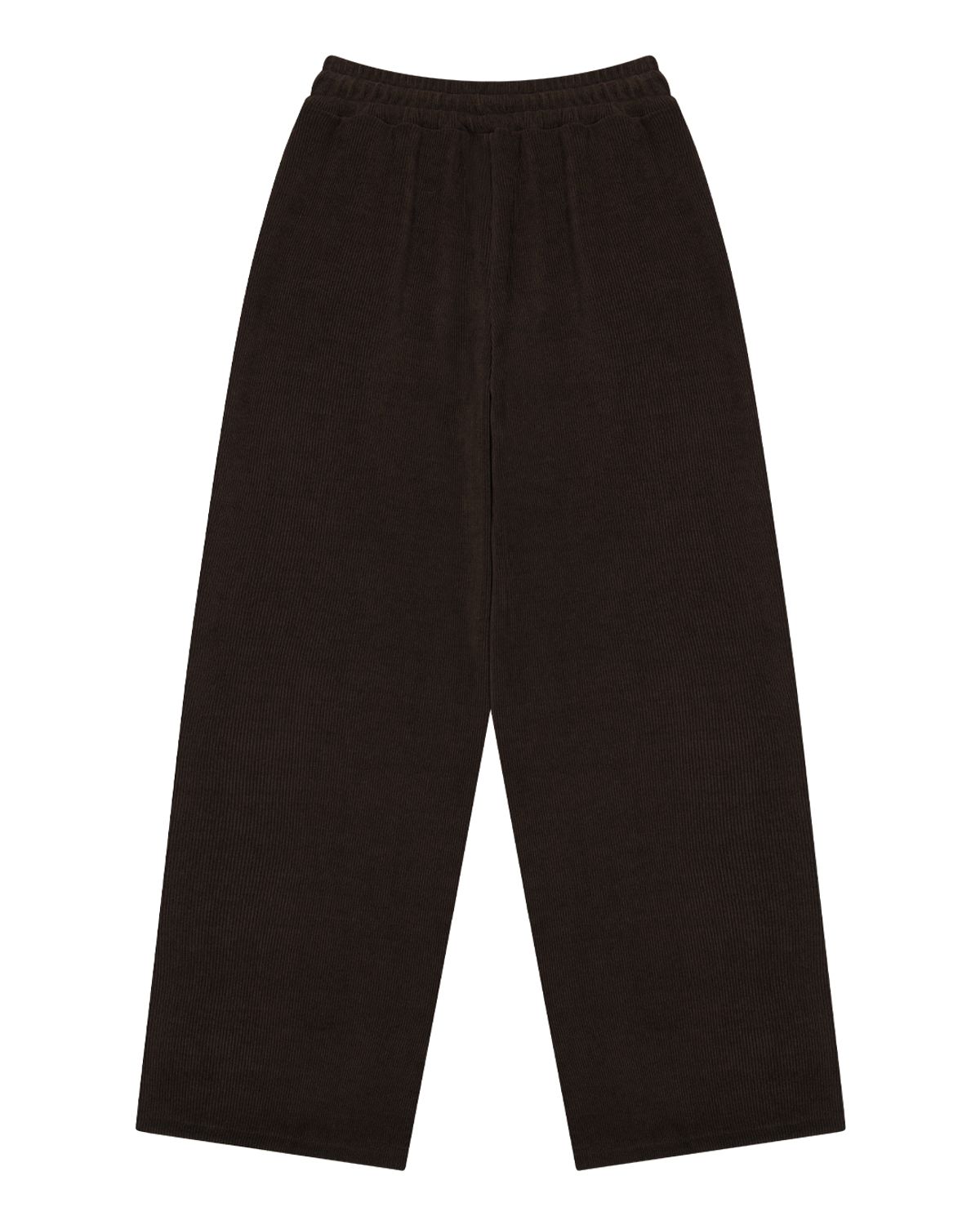 포르테나(PORTERNA) CORDUROY SWEAT PANTS-BROWN