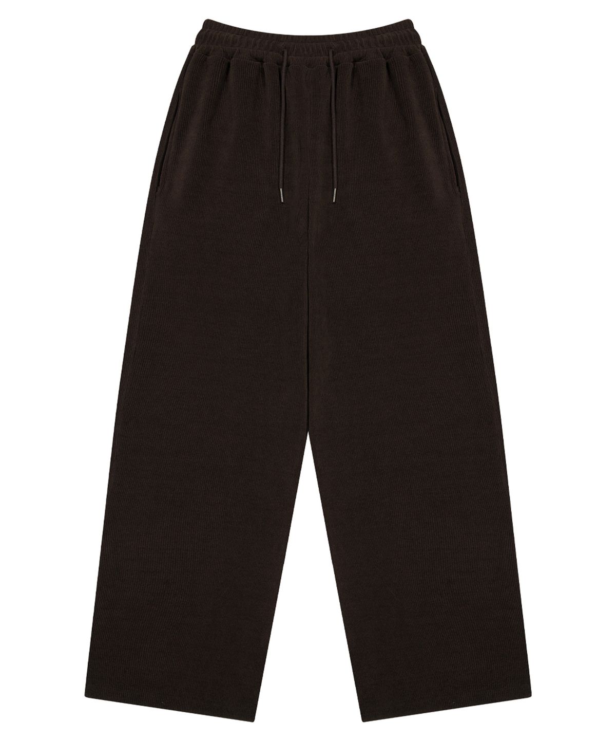 포르테나(PORTERNA) CORDUROY SWEAT PANTS-BROWN