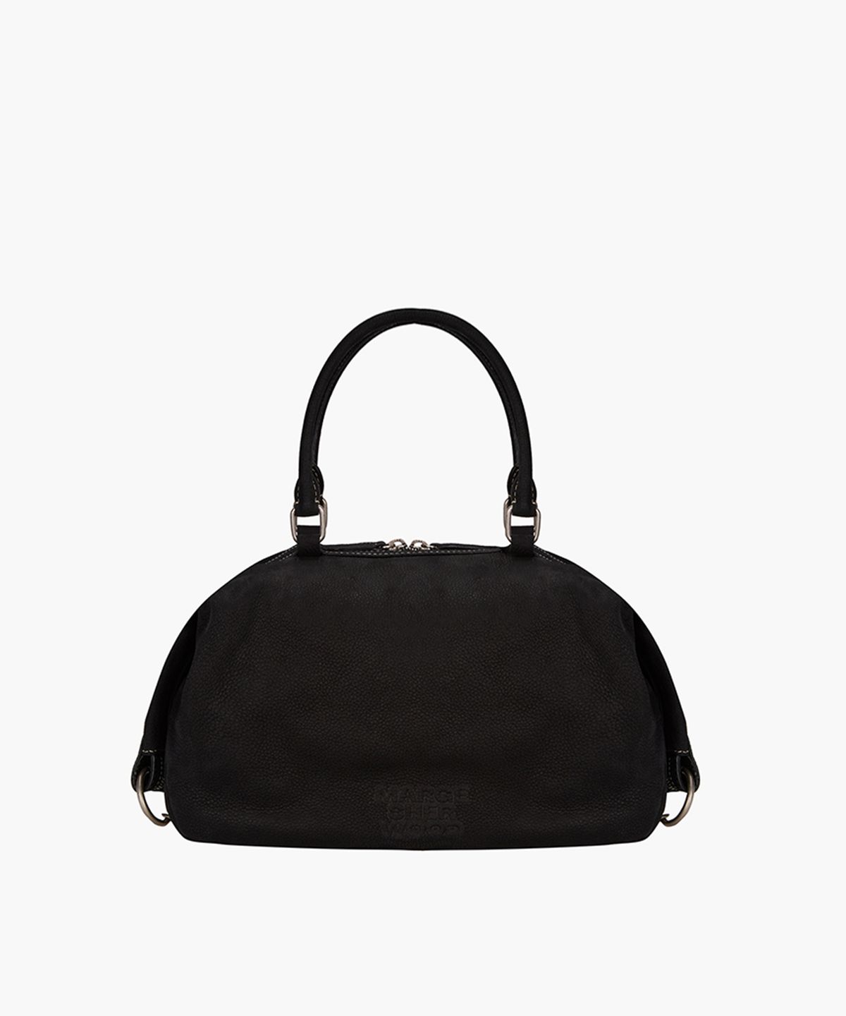 마지셔우드(MARGESHERWOOD) DUMPLING TOTE_black nubuck