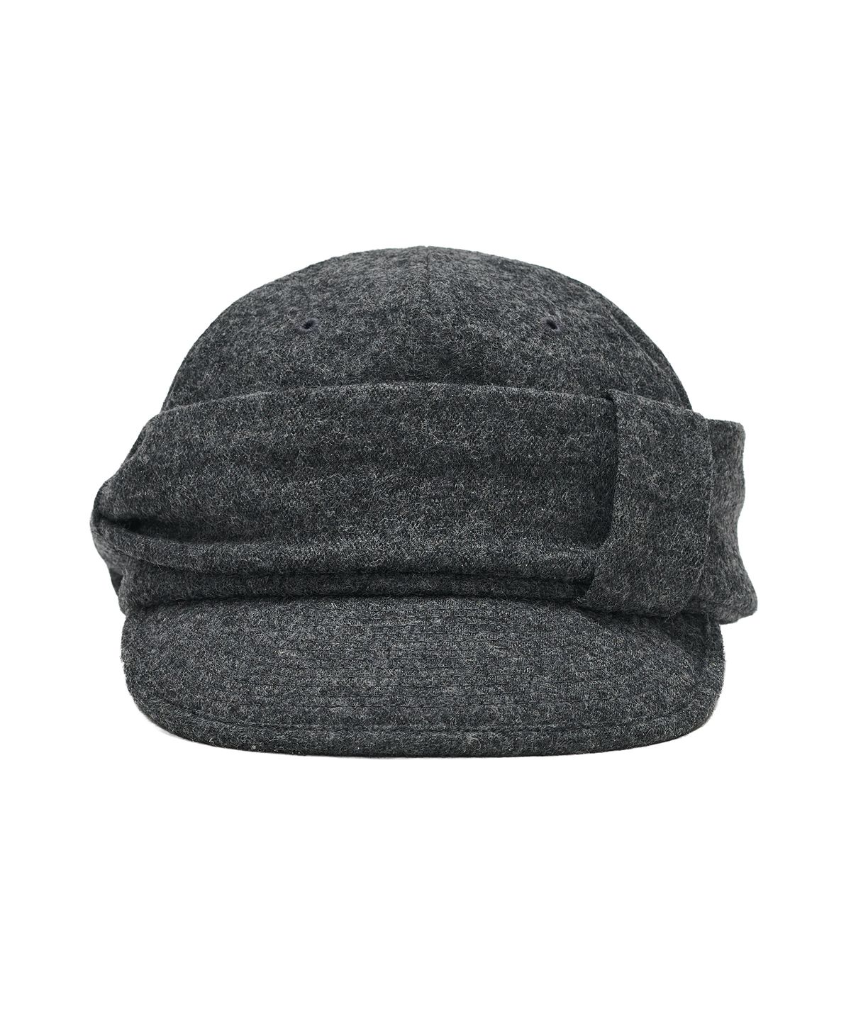 타입서비스(TYPESERVICE) Wool Belted Cap [Charcoal]