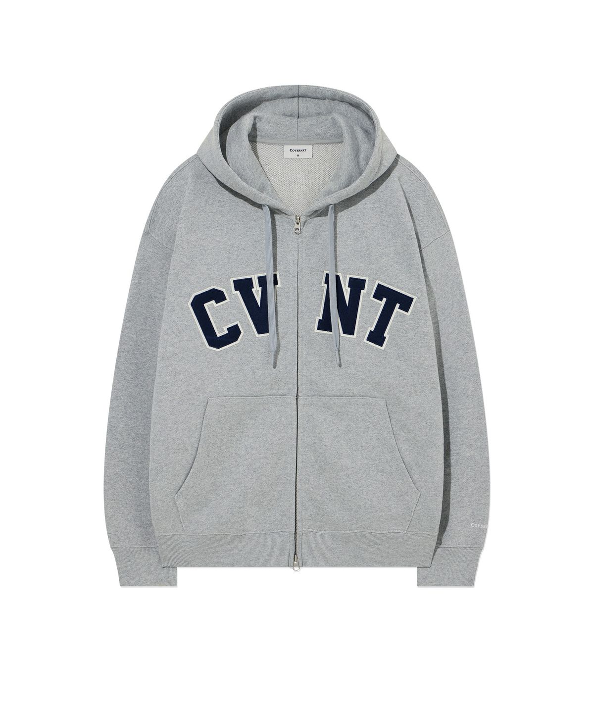 커버낫(COVERNAT) CVNT 후드집업 Melange Gray
