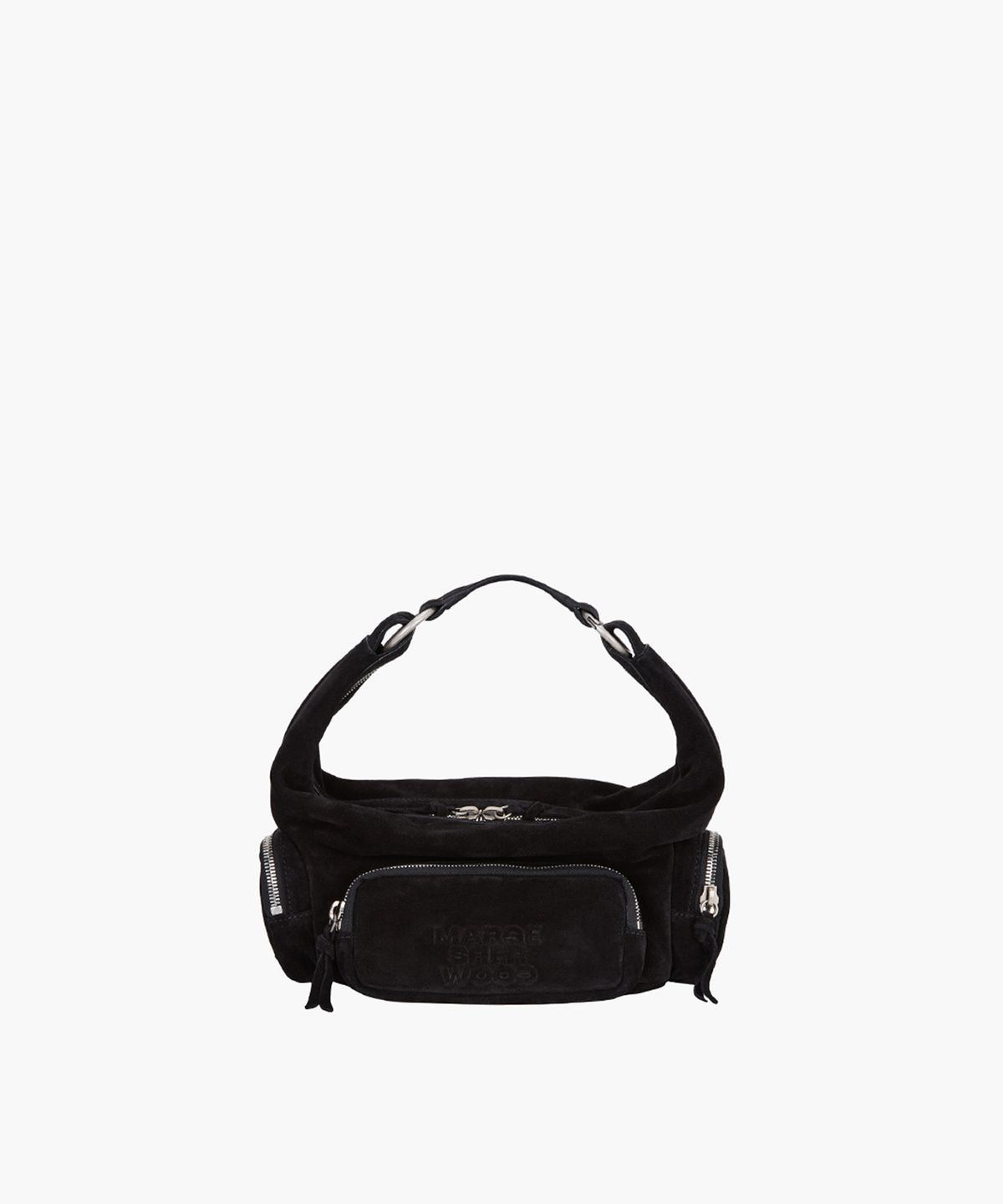 마지셔우드(MARGESHERWOOD) CITY HOBO EW MINI_black suede