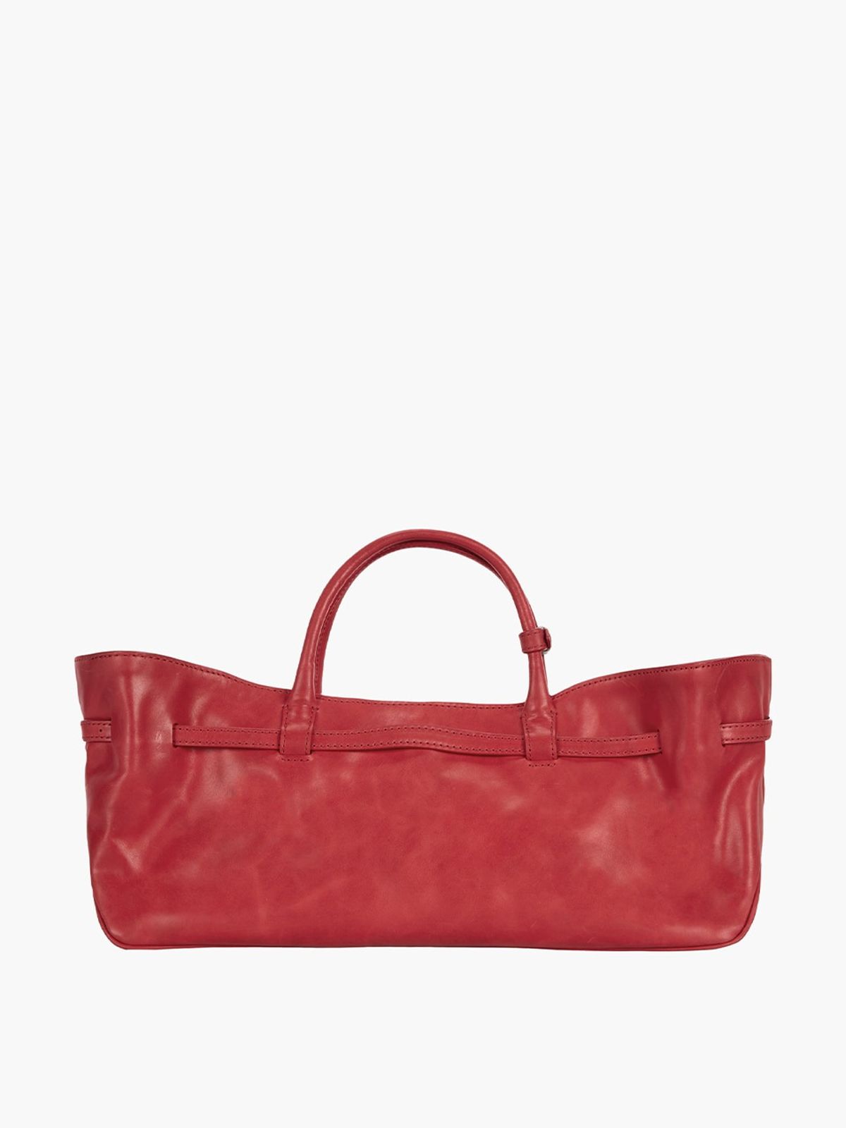마지셔우드(MARGESHERWOOD) GRANDMA USED BAG_apple red pull-up