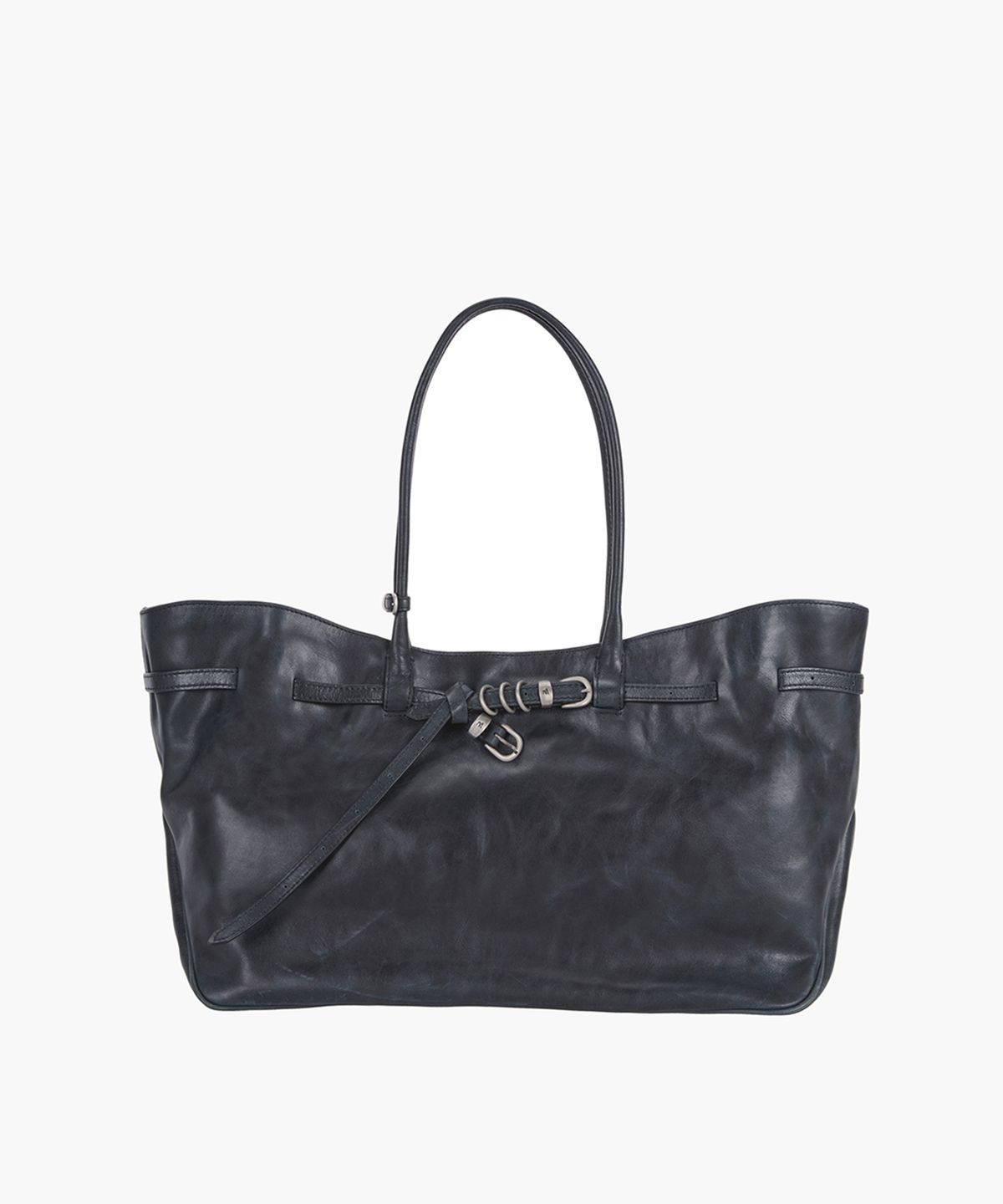 마지셔우드(MARGESHERWOOD) GRANDMA USED BAG LARGE_navy pull-up