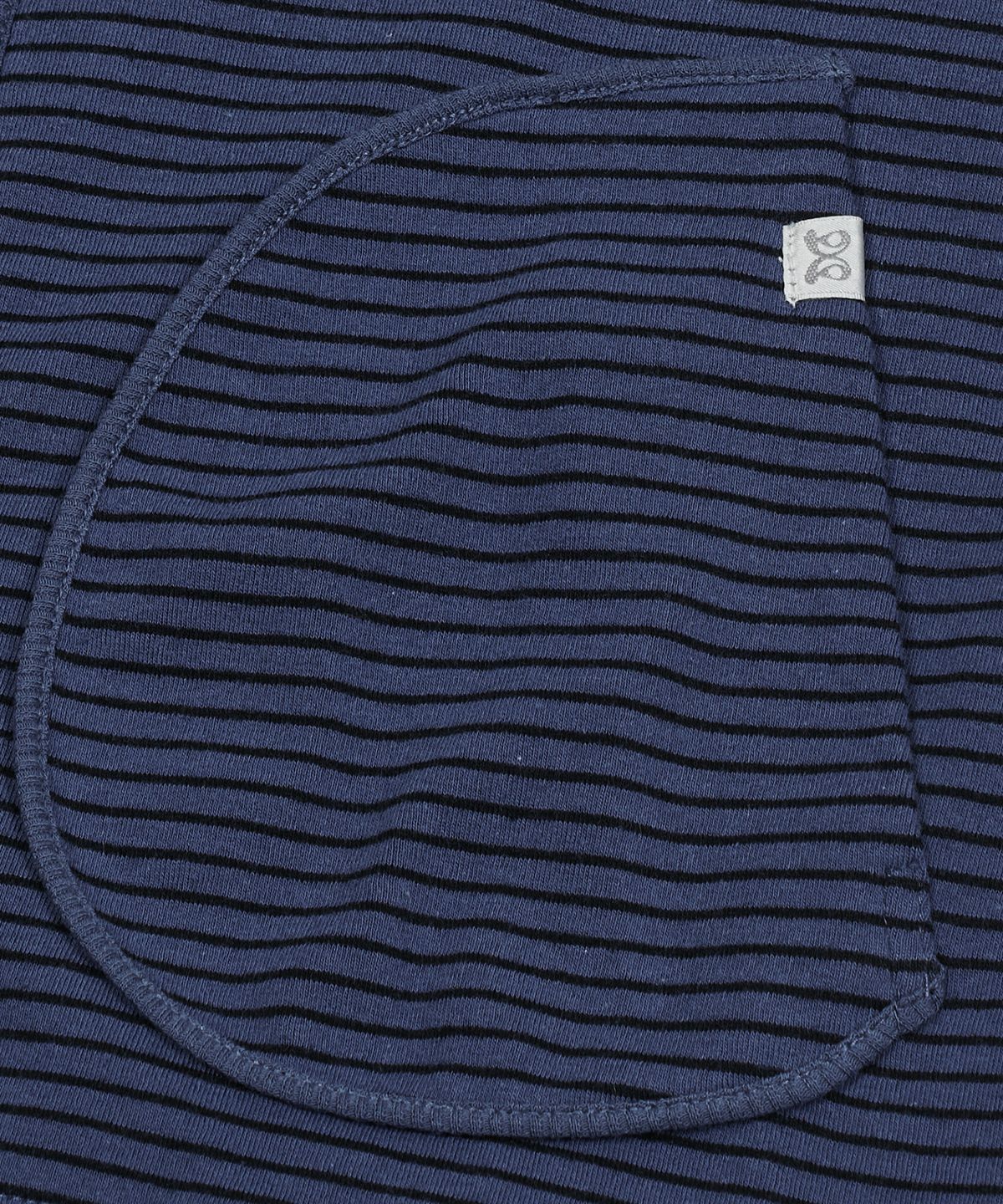 타입서비스(TYPESERVICE) Striped Pocket Zip Hoodie [Blue]