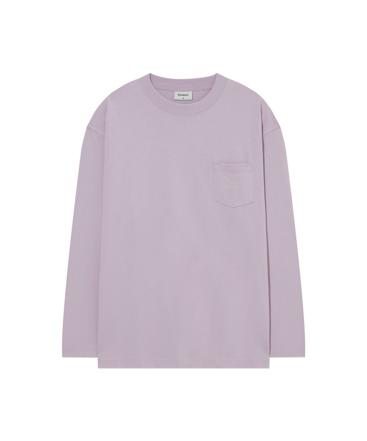 커버낫(COVERNAT) 베이직 포켓 롱슬리브 Light Purple