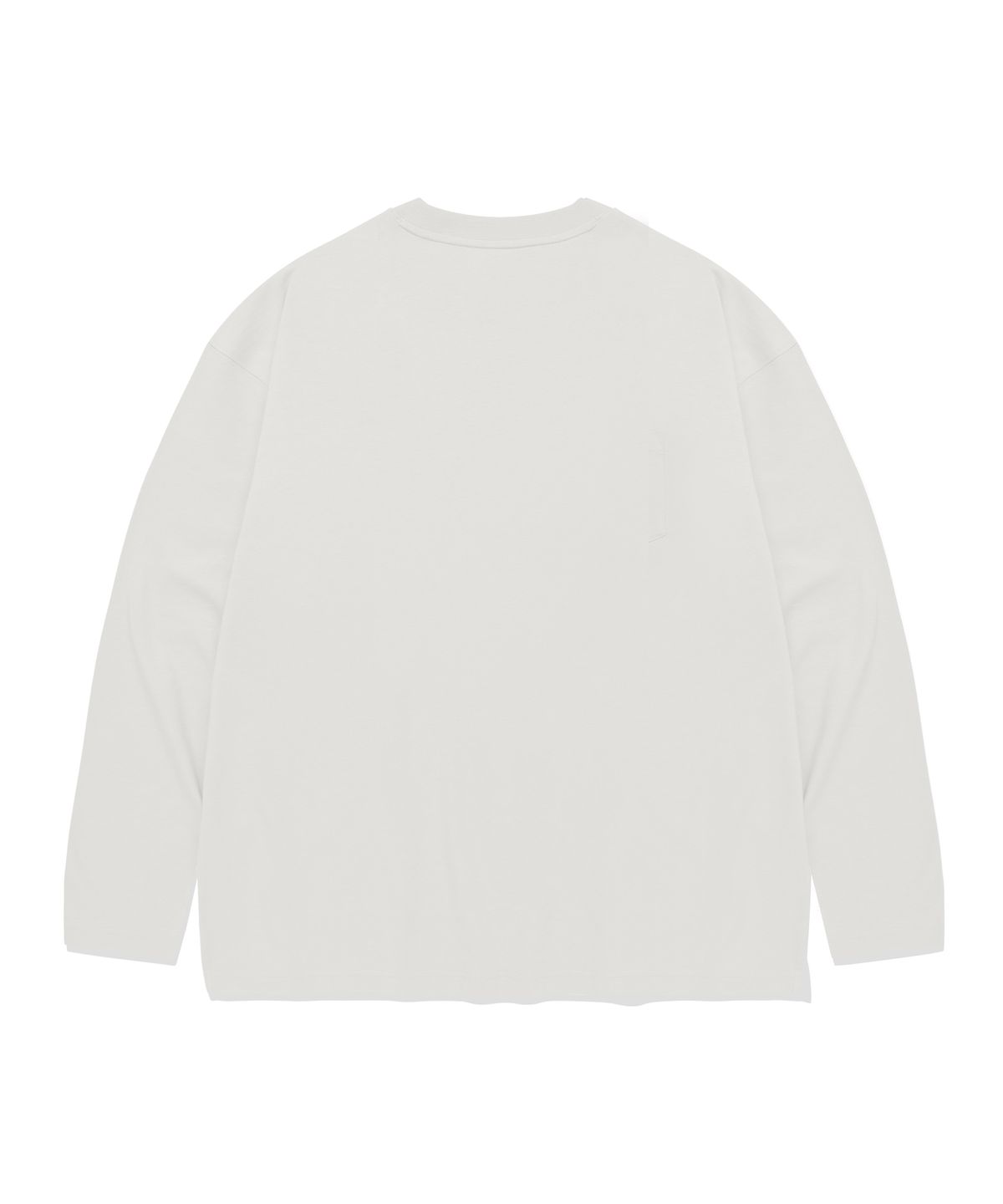 커버낫(COVERNAT) 베이직 포켓 롱슬리브 Off White