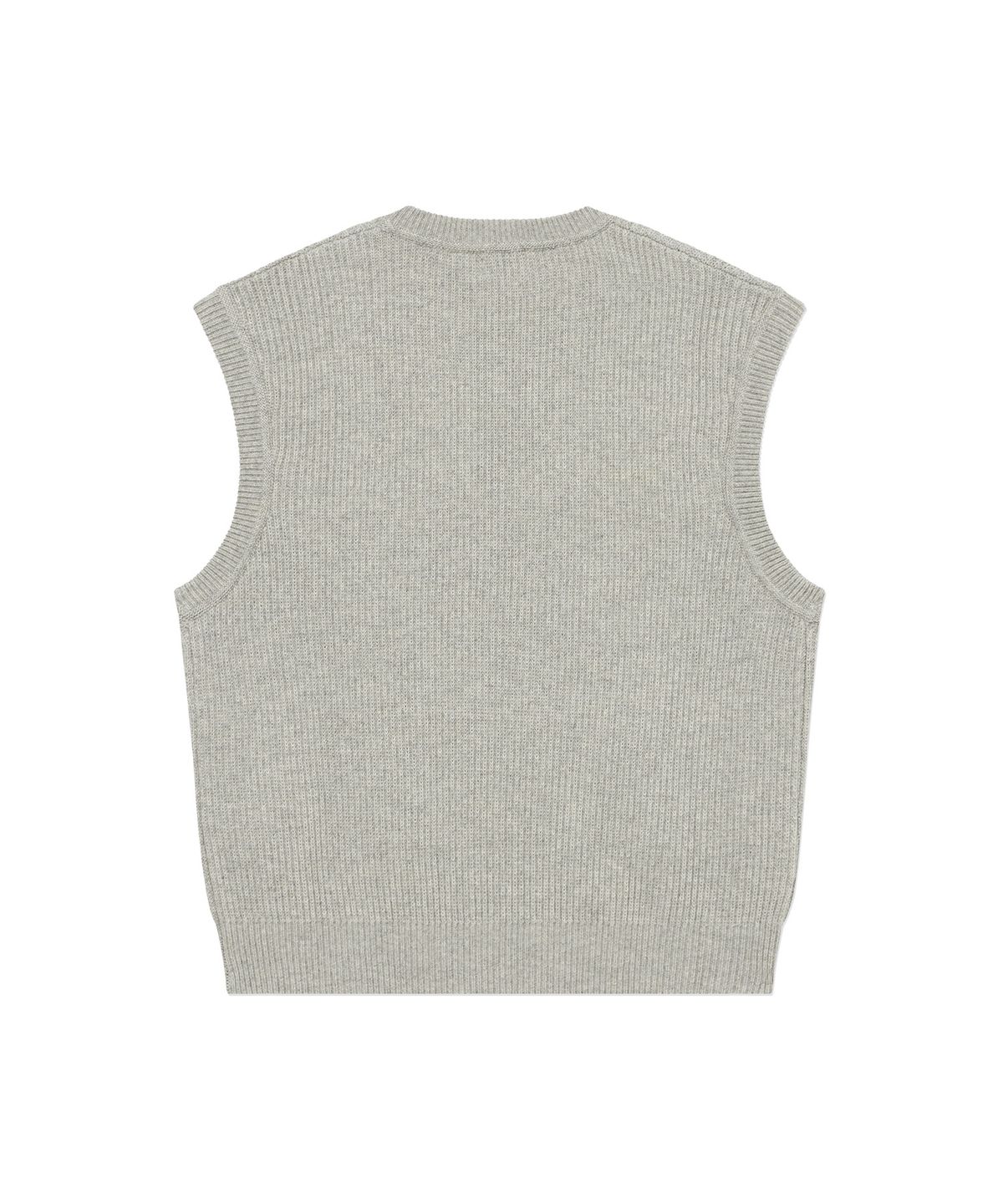 커버낫(COVERNAT) 니트 베스트 Heather Gray