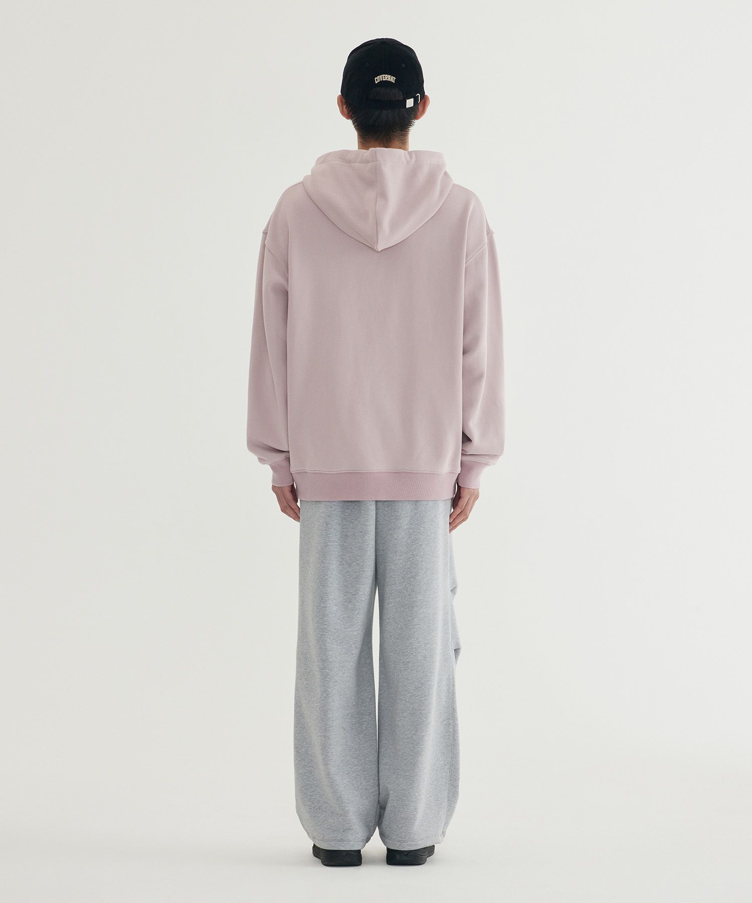 MUSINSA | COVERNAT C Logo Hoodie Oatmeal