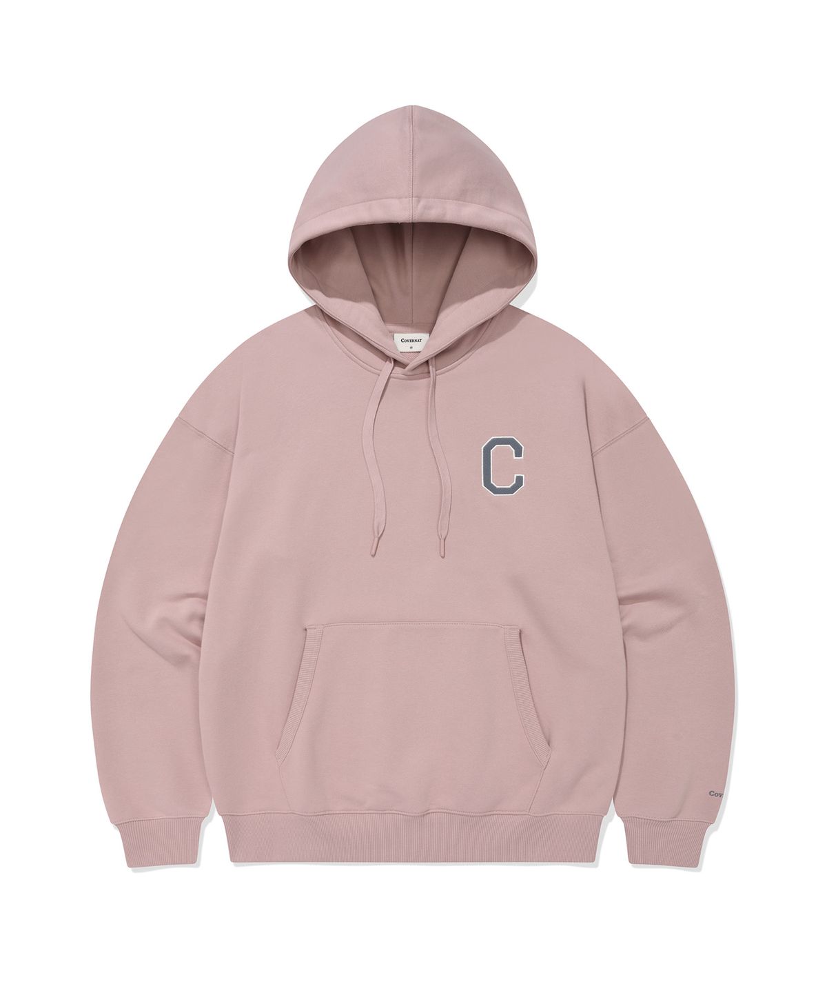 커버낫(COVERNAT) C 로고 후디 Light Pink