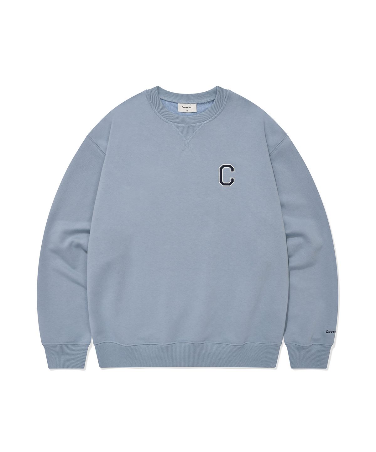 커버낫(COVERNAT) C 로고 맨투맨 Dusty Blue