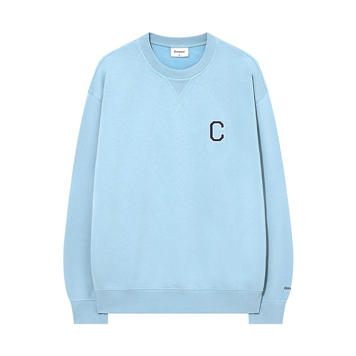 커버낫(COVERNAT) C 로고 맨투맨 Dusty Blue