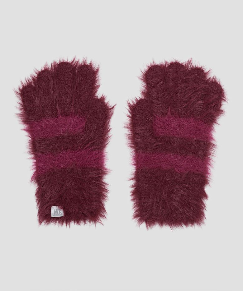 Fuzzy Touch Gloves [Red]