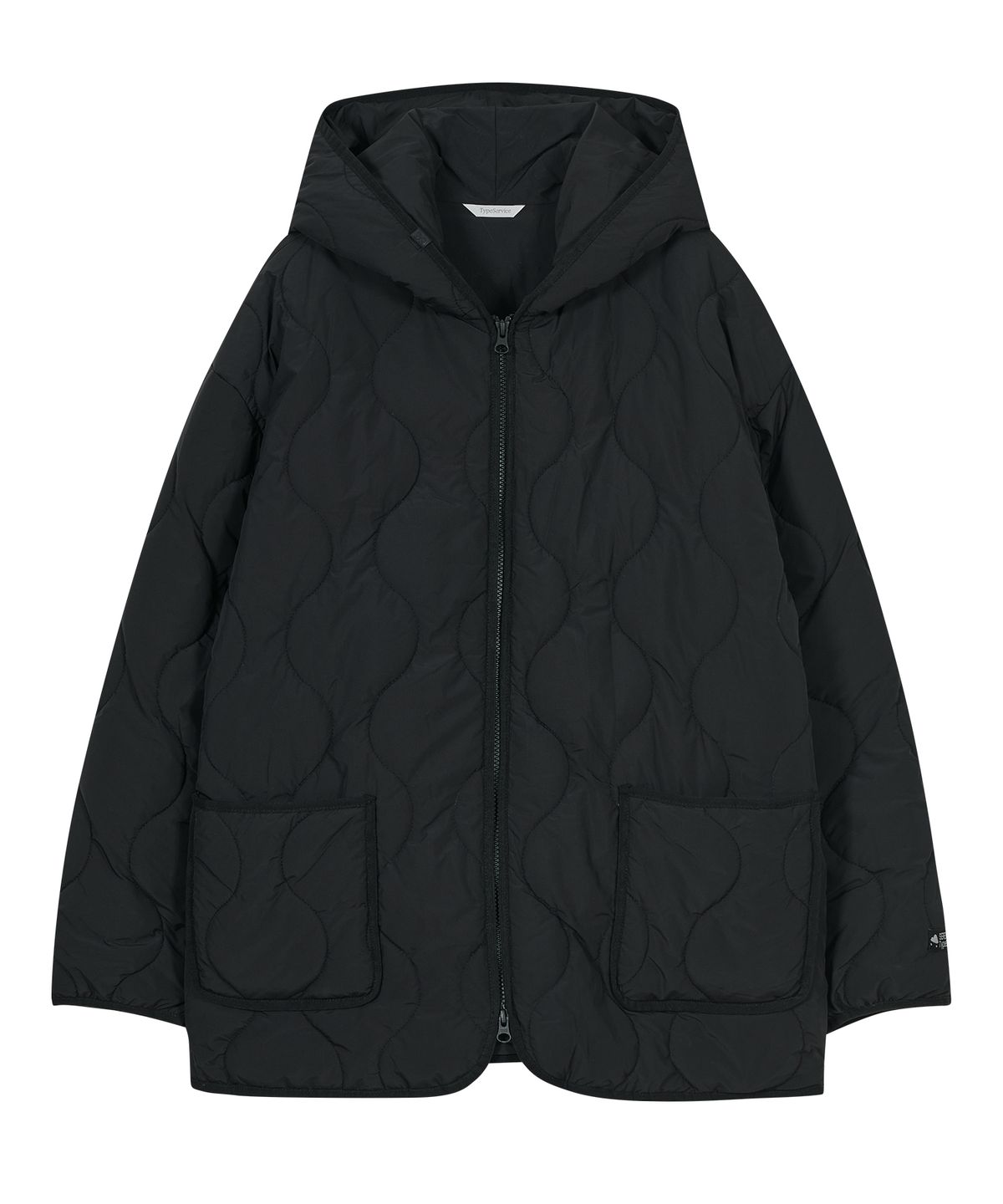 타입서비스(TYPESERVICE) Quilted Puffer Jacket [Black]