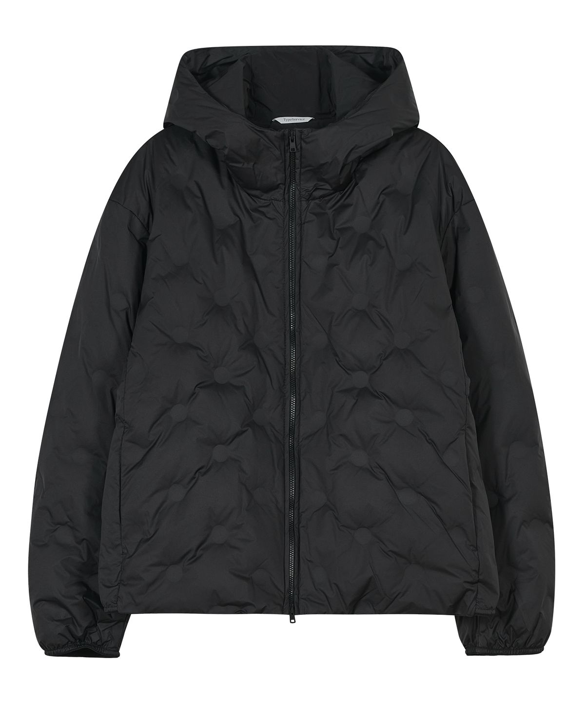 타입서비스(TYPESERVICE) Bonded Dot Down Jacket [Black]