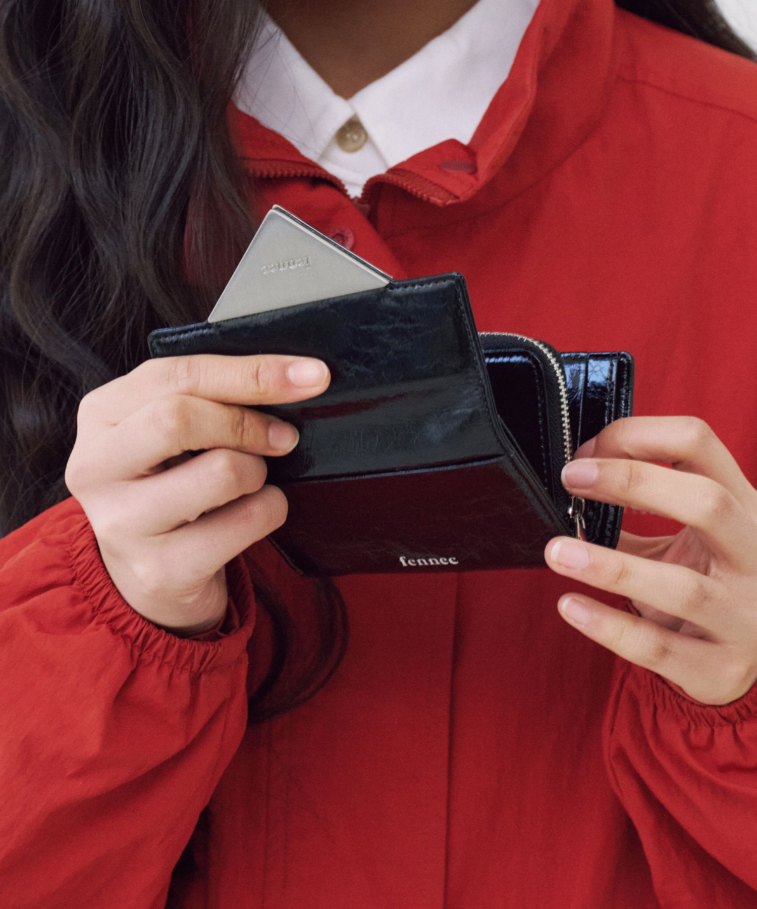 FENNEC TRIANGLE DOZI WALLET 財布 牛革 TRIANGLE DOZI WALLET - ESPRESSO（札入れ/マネークリップ）｜FENNEC