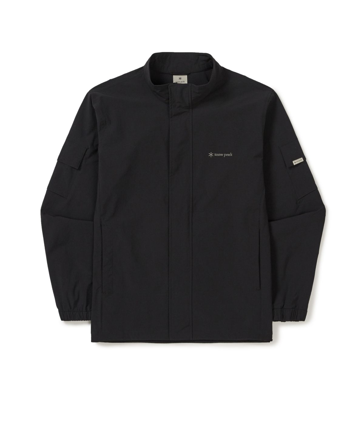 스노우피크 어패럴(SNOWPEAK APPAREL) 루트 스탠드넥 바람막이 (S25FMRWB68) Black