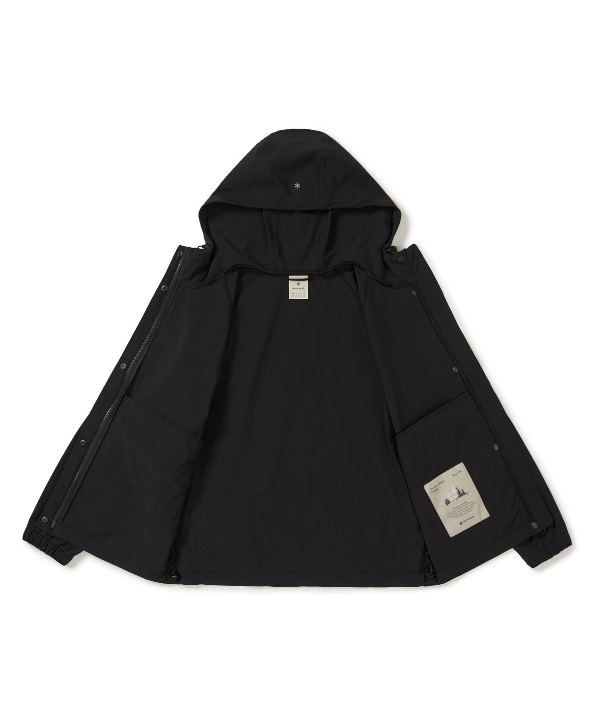 스노우피크 어패럴(SNOWPEAK APPAREL) 루트 여성 바람막이 (S25FWRWB69) Black