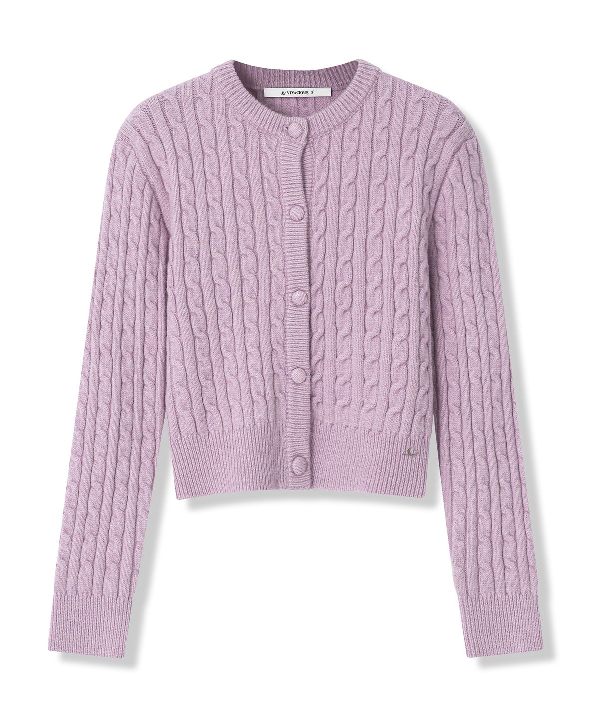 비바셔스(VIVACIOUS) Round Crop Twist Cardigan - 5COL