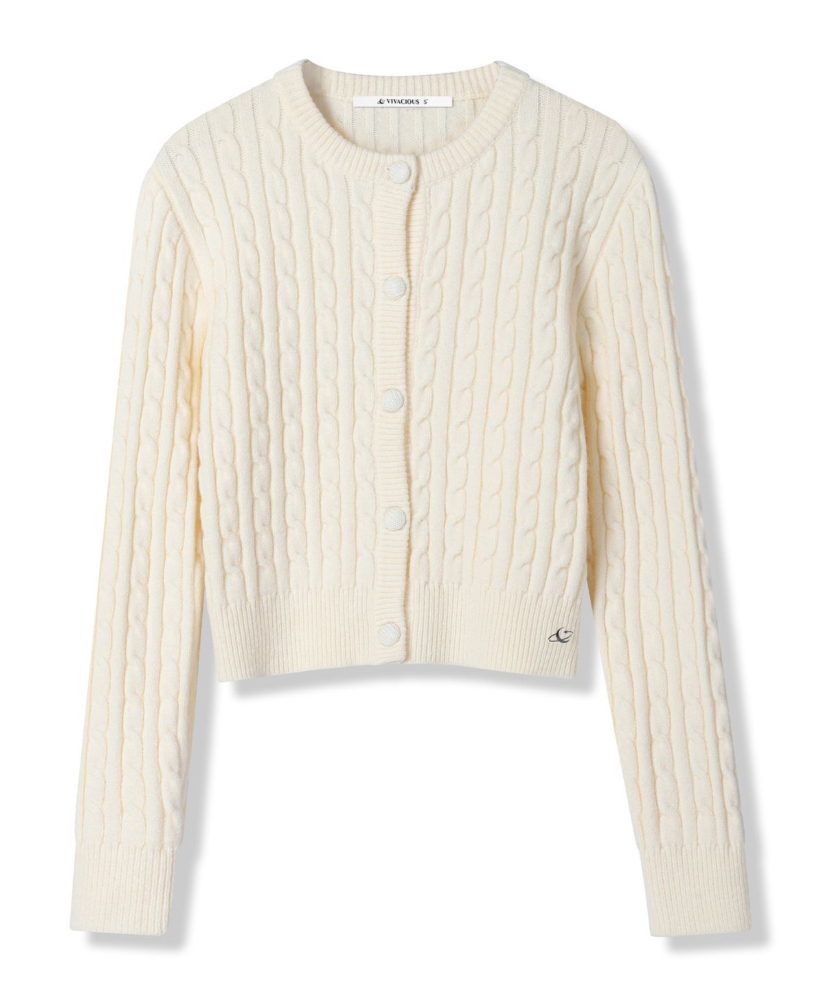 비바셔스(VIVACIOUS) Round Crop Twist Cardigan - 5COL