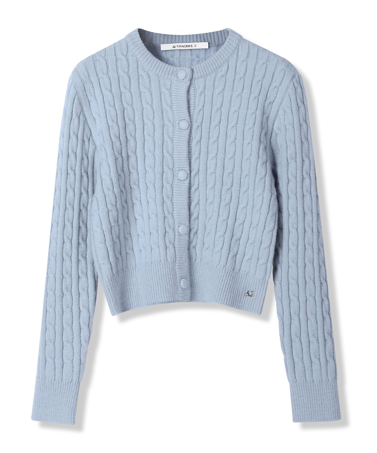 비바셔스(VIVACIOUS) Round Crop Twist Cardigan - 5COL