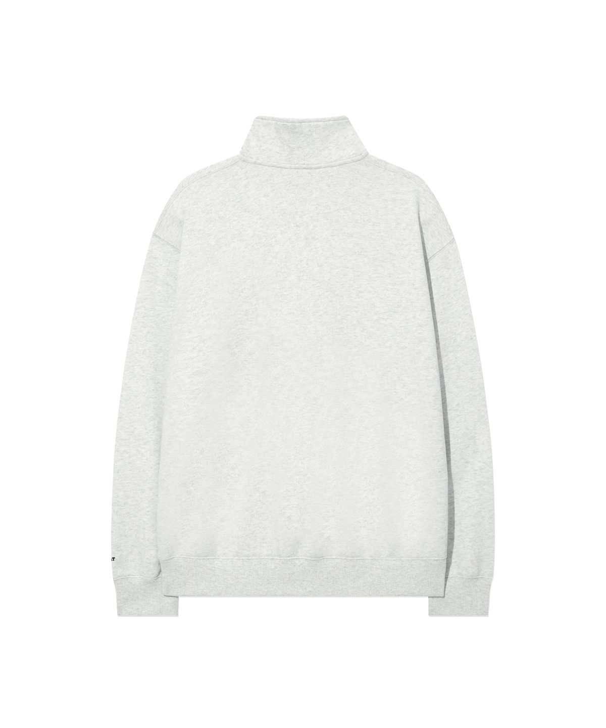 커버낫(COVERNAT) C로고 하프집업 맨투맨 Heather Gray