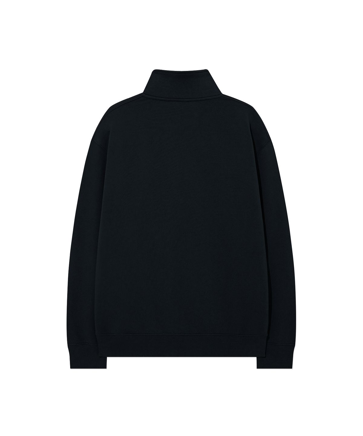 커버낫(COVERNAT) C로고 하프집업 맨투맨 Dark Navy