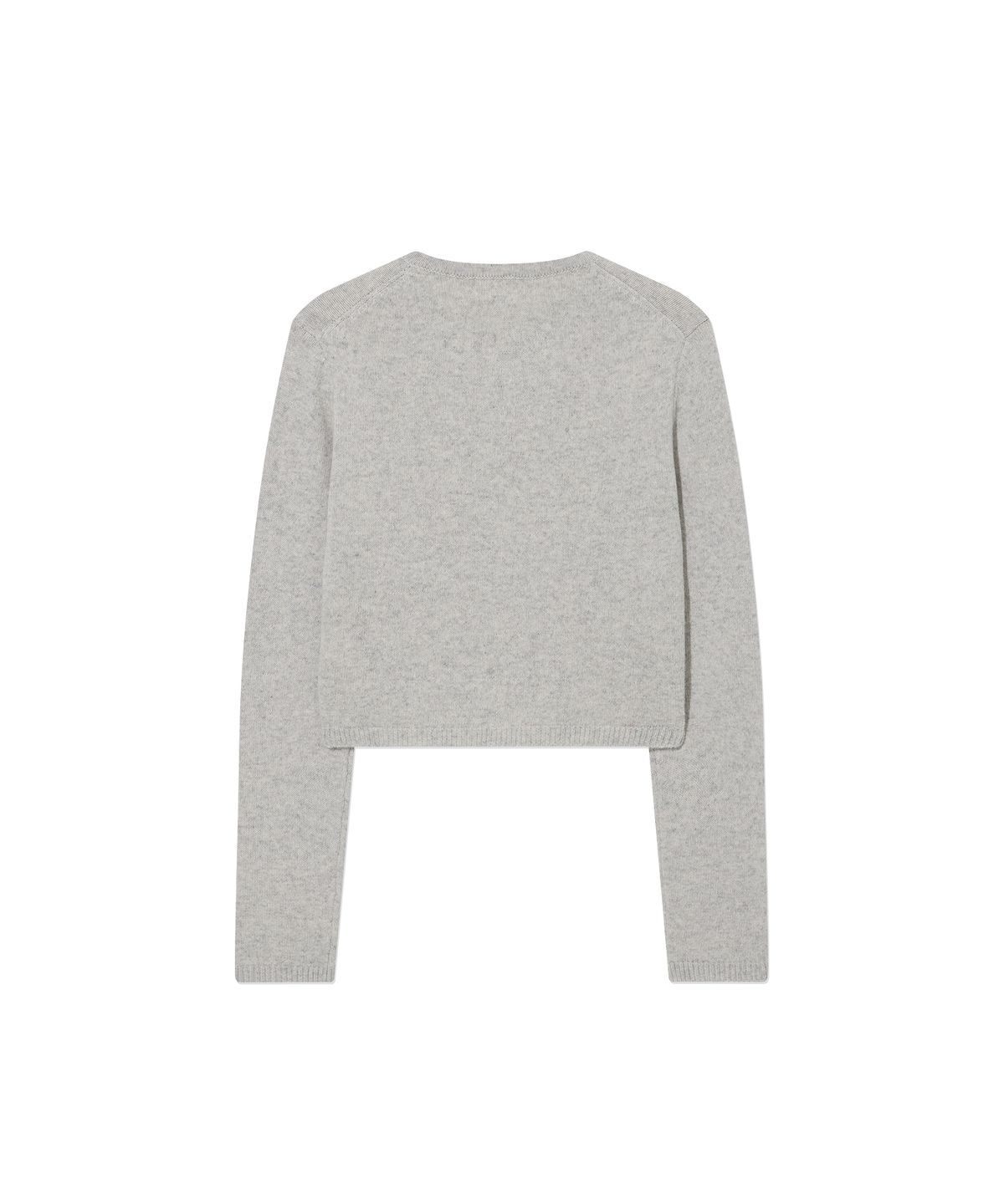 커버낫 우먼(COVERNAT WOMAN) 우먼 울 블렌드 크롭 가디건 Heather Gray