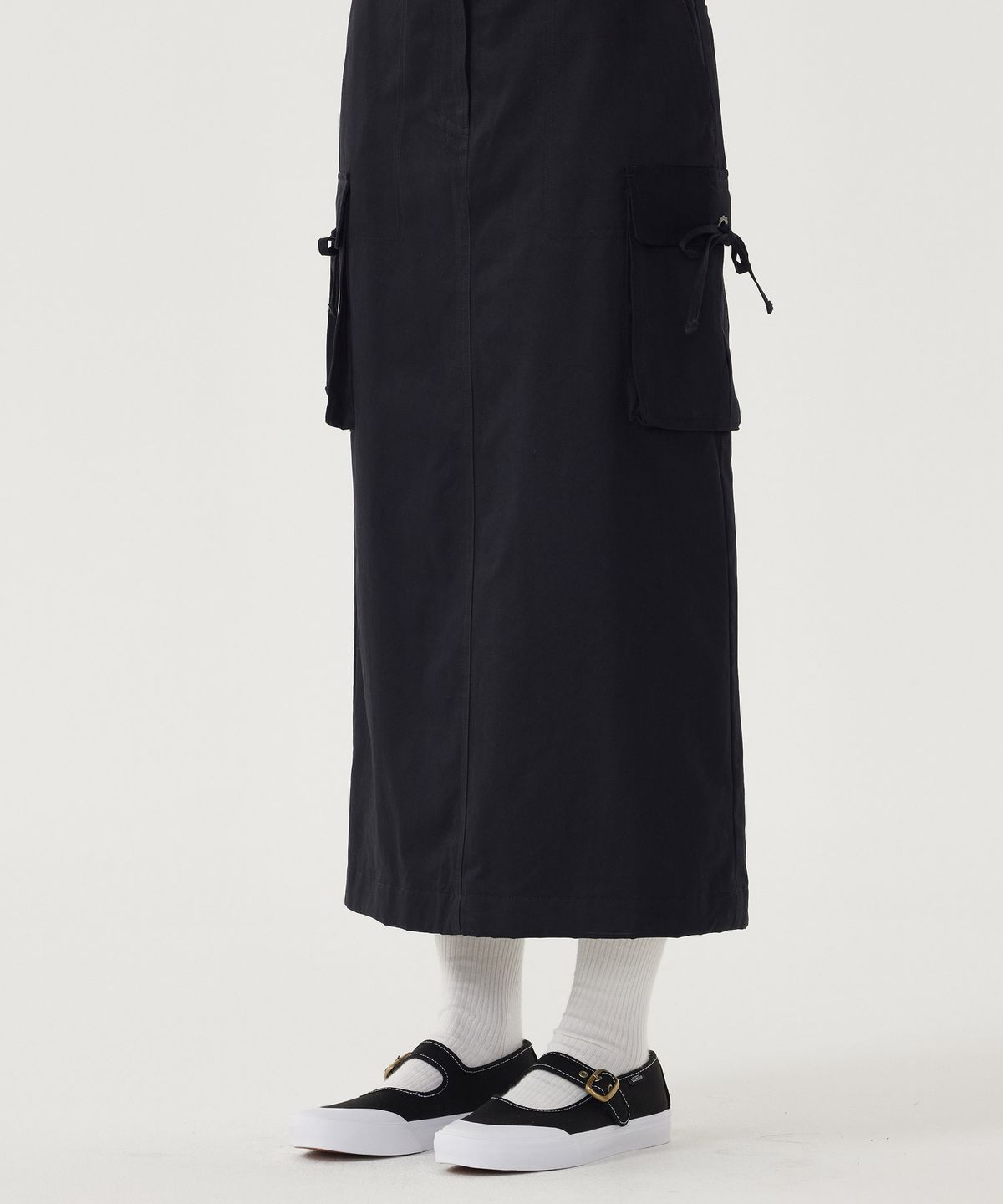 커버낫 우먼(COVERNAT WOMAN) 우먼 카고 스커트 Black