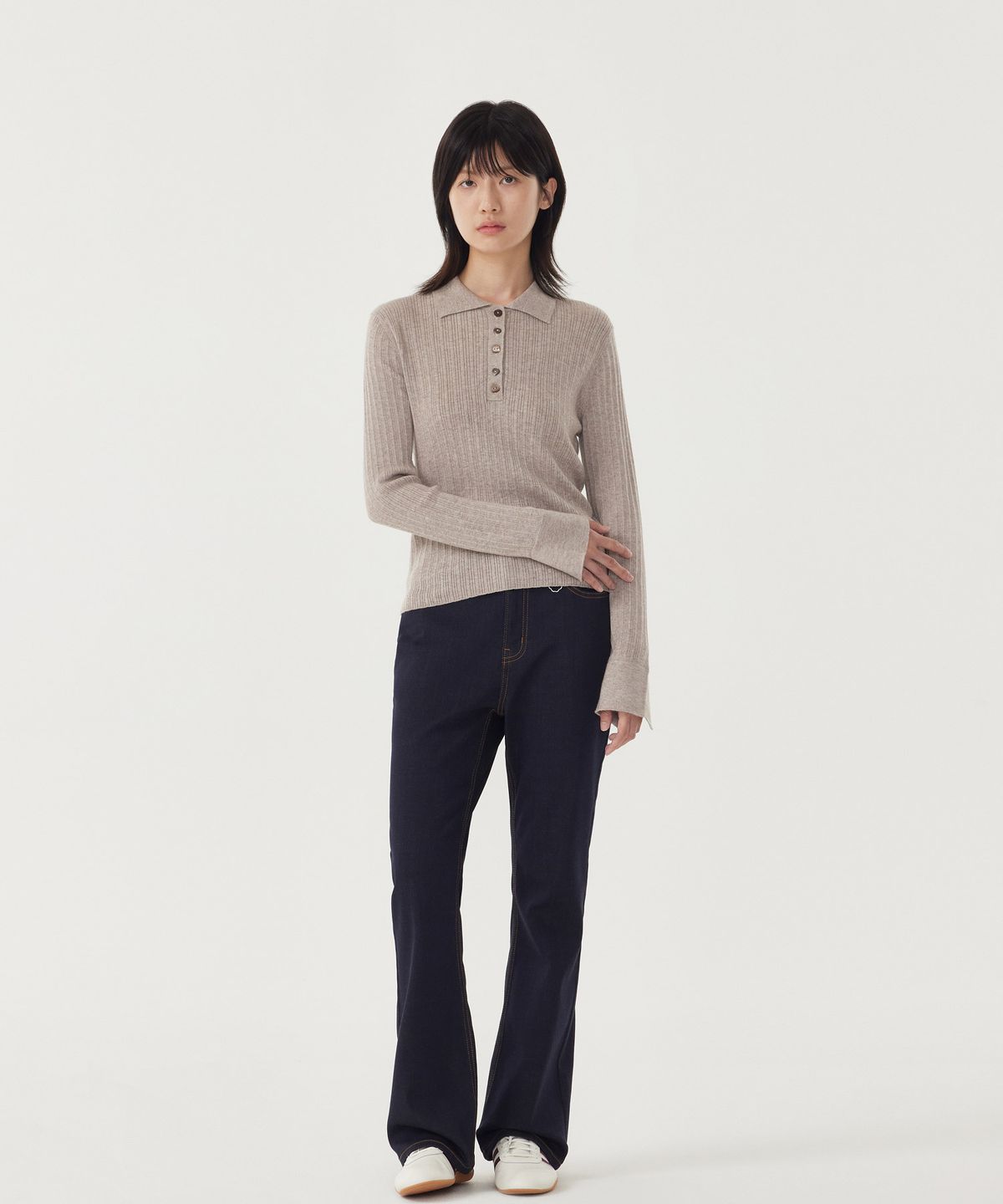 커버낫 우먼(COVERNAT WOMAN) 우먼 부츠컷 데님 팬츠 Indigo