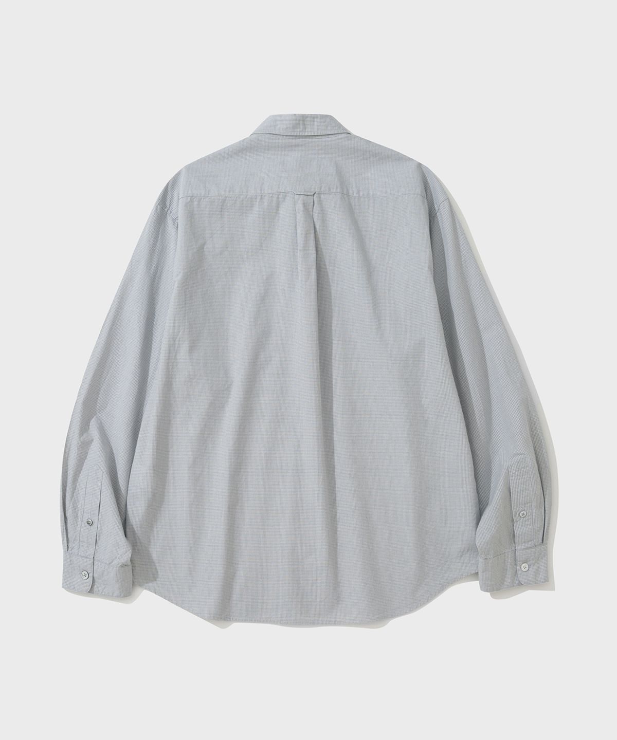 셔터(SHIRTER) EDITOR CHECK SHIRT (GREY)
