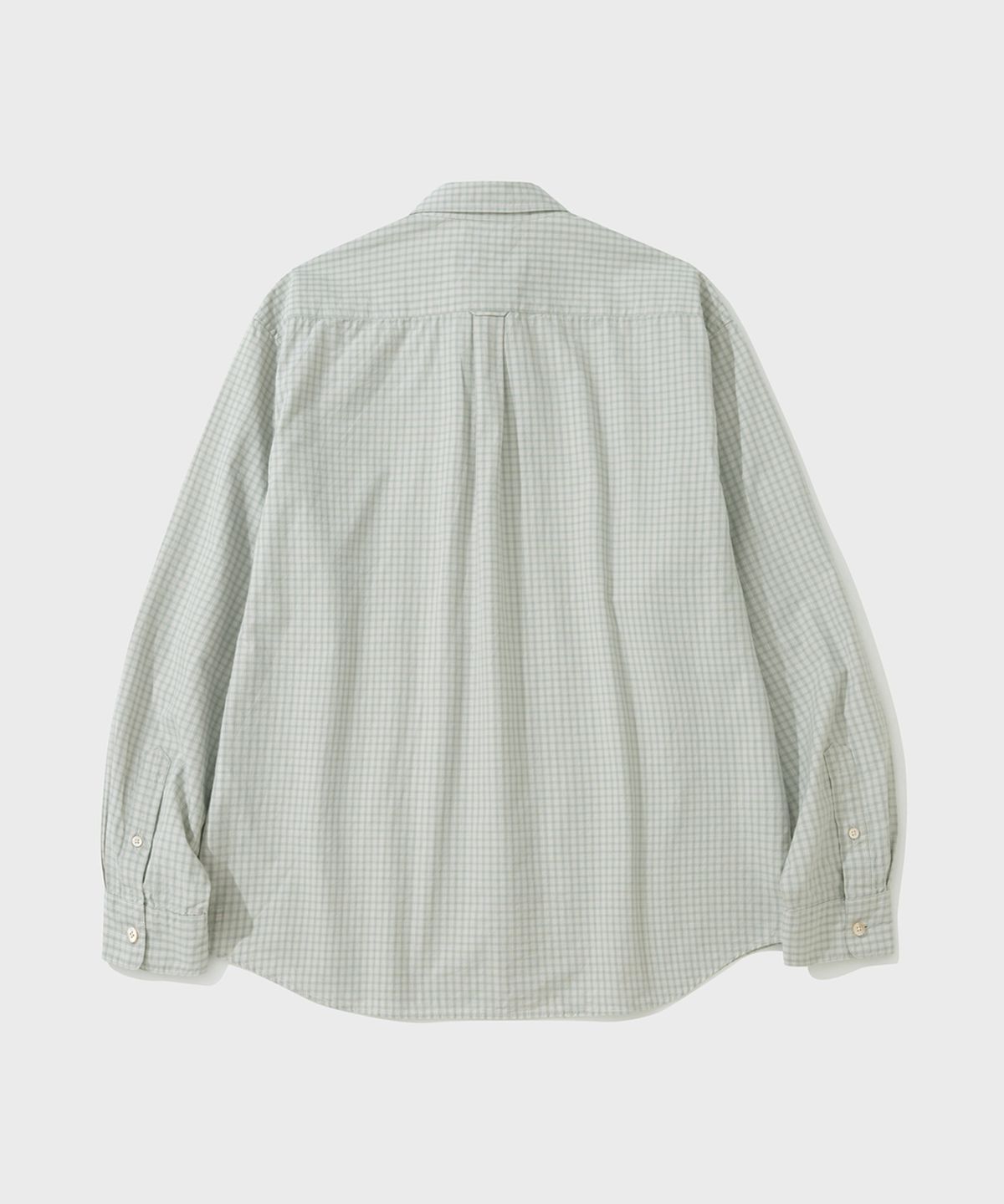 셔터(SHIRTER) EDITOR CHECK SHIRT (GREEN)