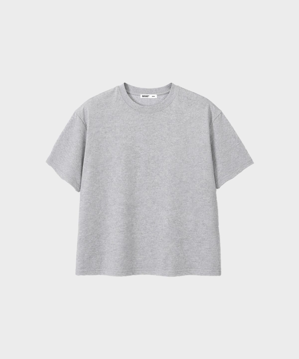 마이딥블루메모리즈(MY DEEP BLUE MEMORIES) MYDEEP CROP T-SHIRTS (GREY)