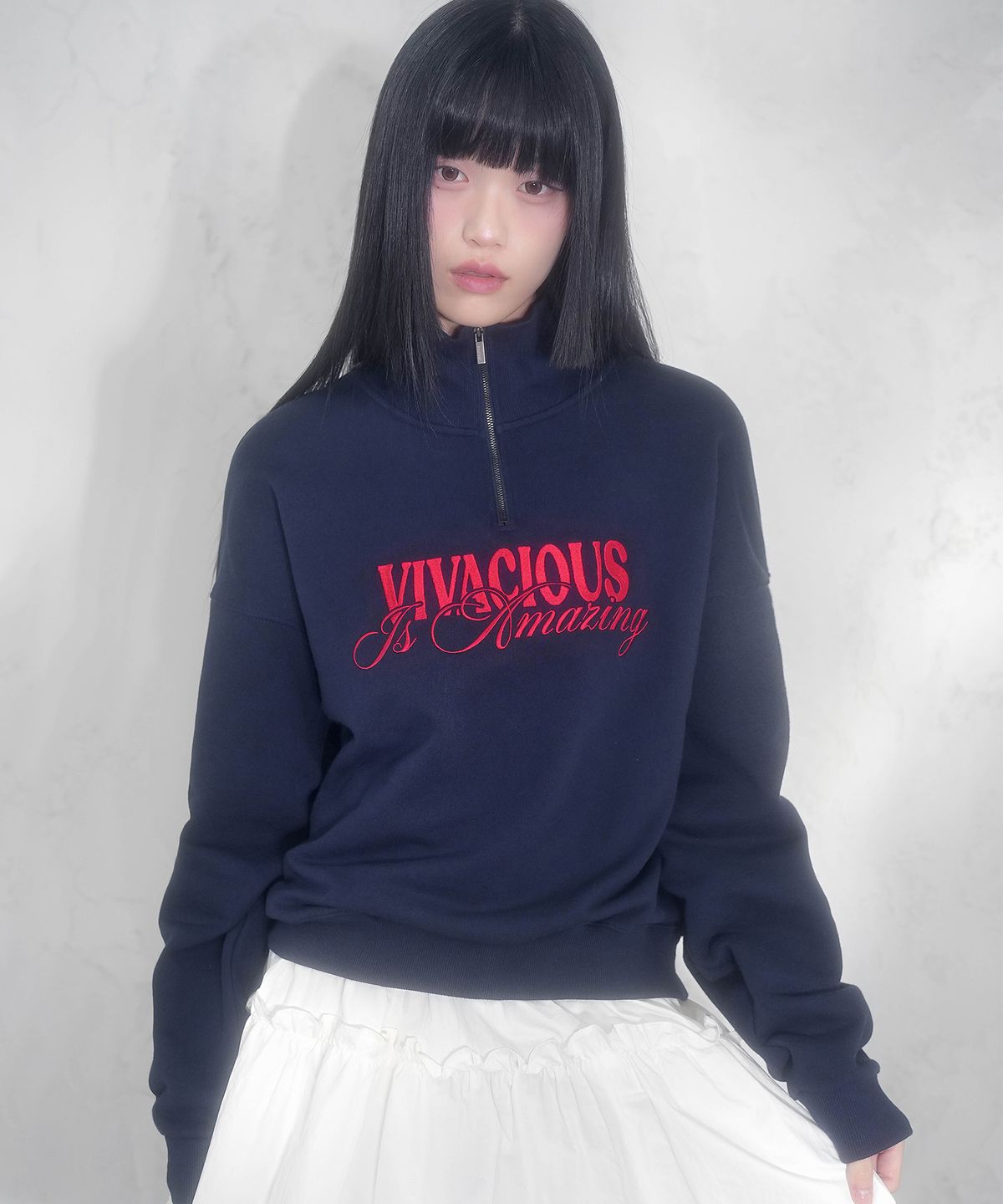 비바셔스(VIVACIOUS) Amazing half zip-up - 5COL