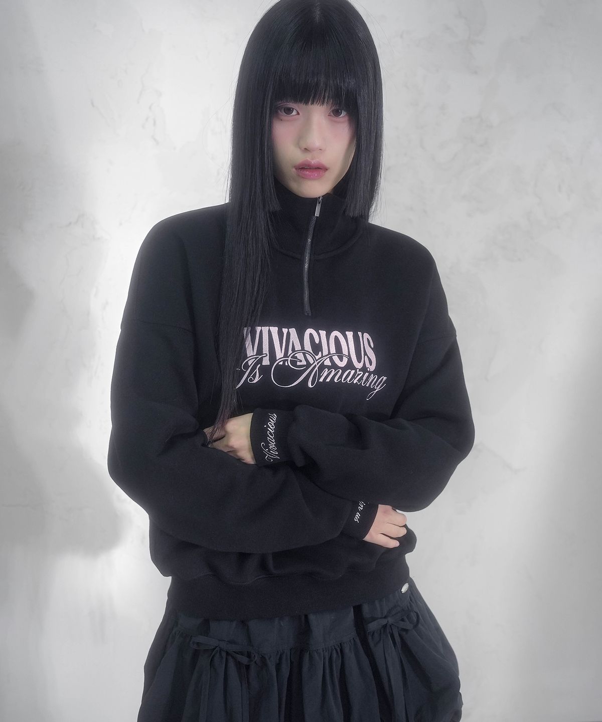 비바셔스(VIVACIOUS) Amazing half zip-up - 5COL