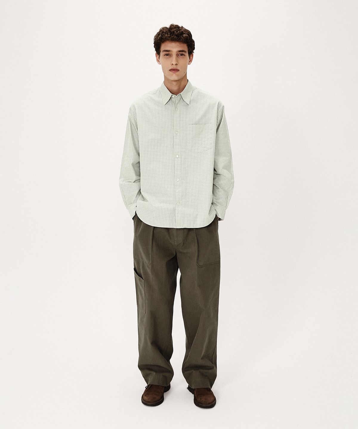 셔터(SHIRTER) VTG USAF HBT PANTS (BROWN)