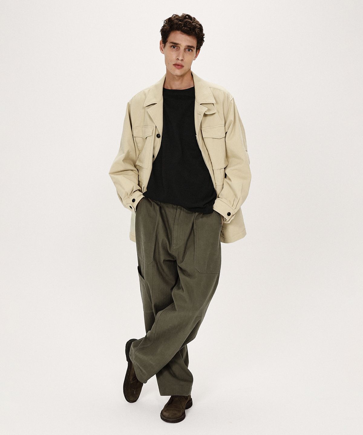 셔터(SHIRTER) VTG USAF HBT PANTS (BROWN)