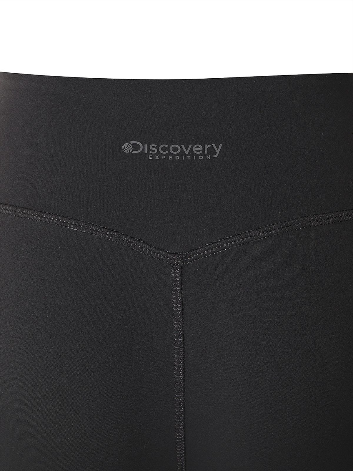 디스커버리 익스페디션(DISCOVERY EXPEDITION) 여성 우븐 하이브리드 포켓 기모 레깅스 (BLACK)