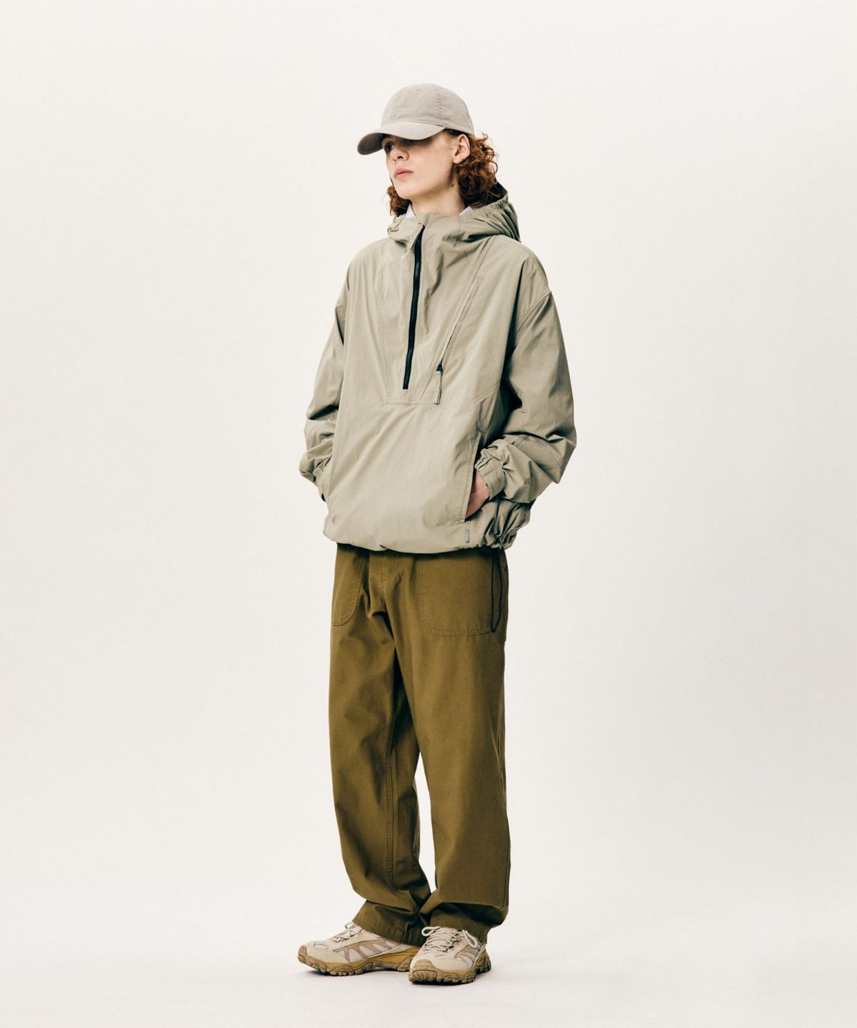 에스피오나지(ESPIONAGE) Cotton Vintage Cap Grey